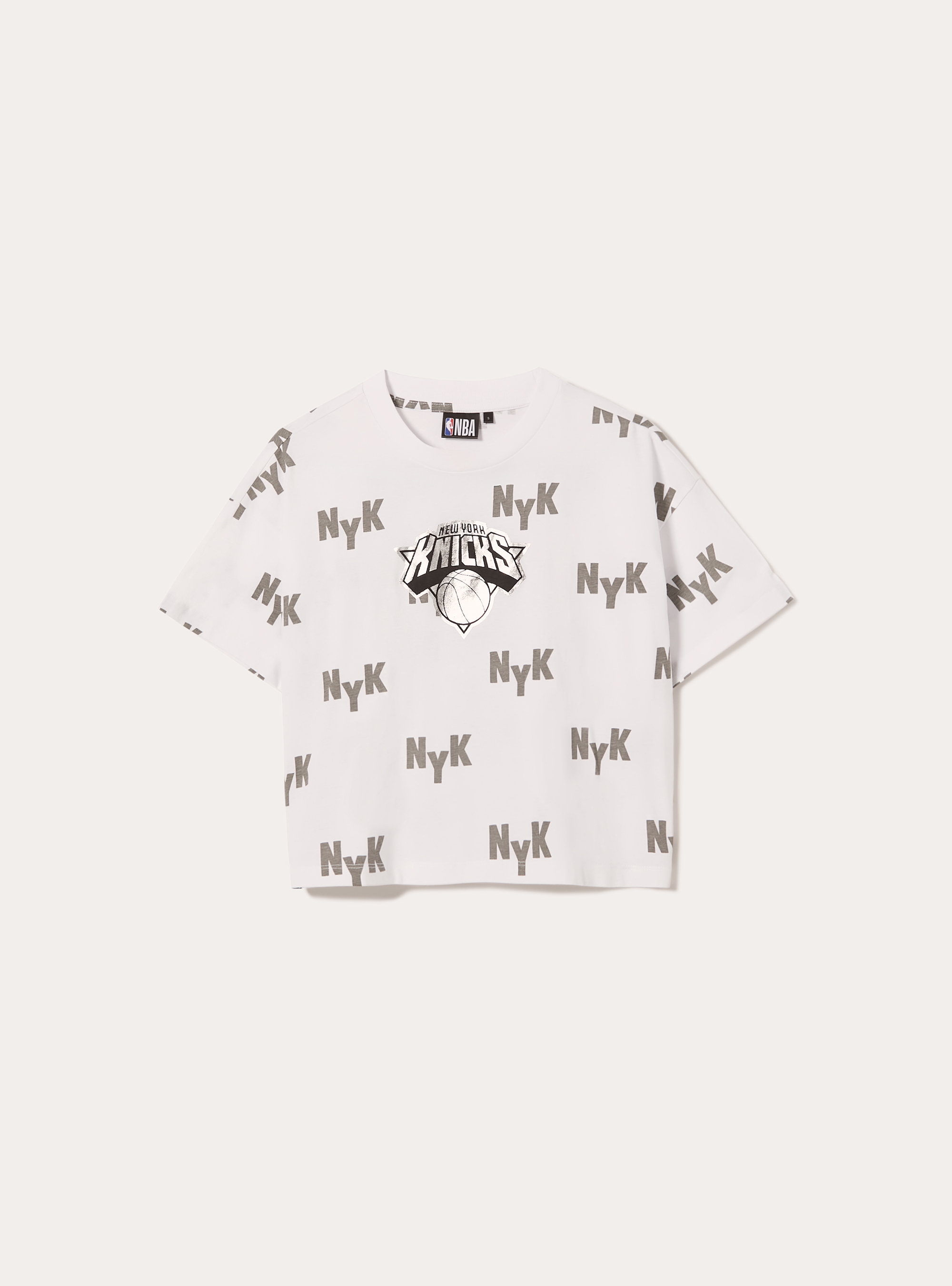 NBA / Alcott cropped T-shirt, WH3 WHITE