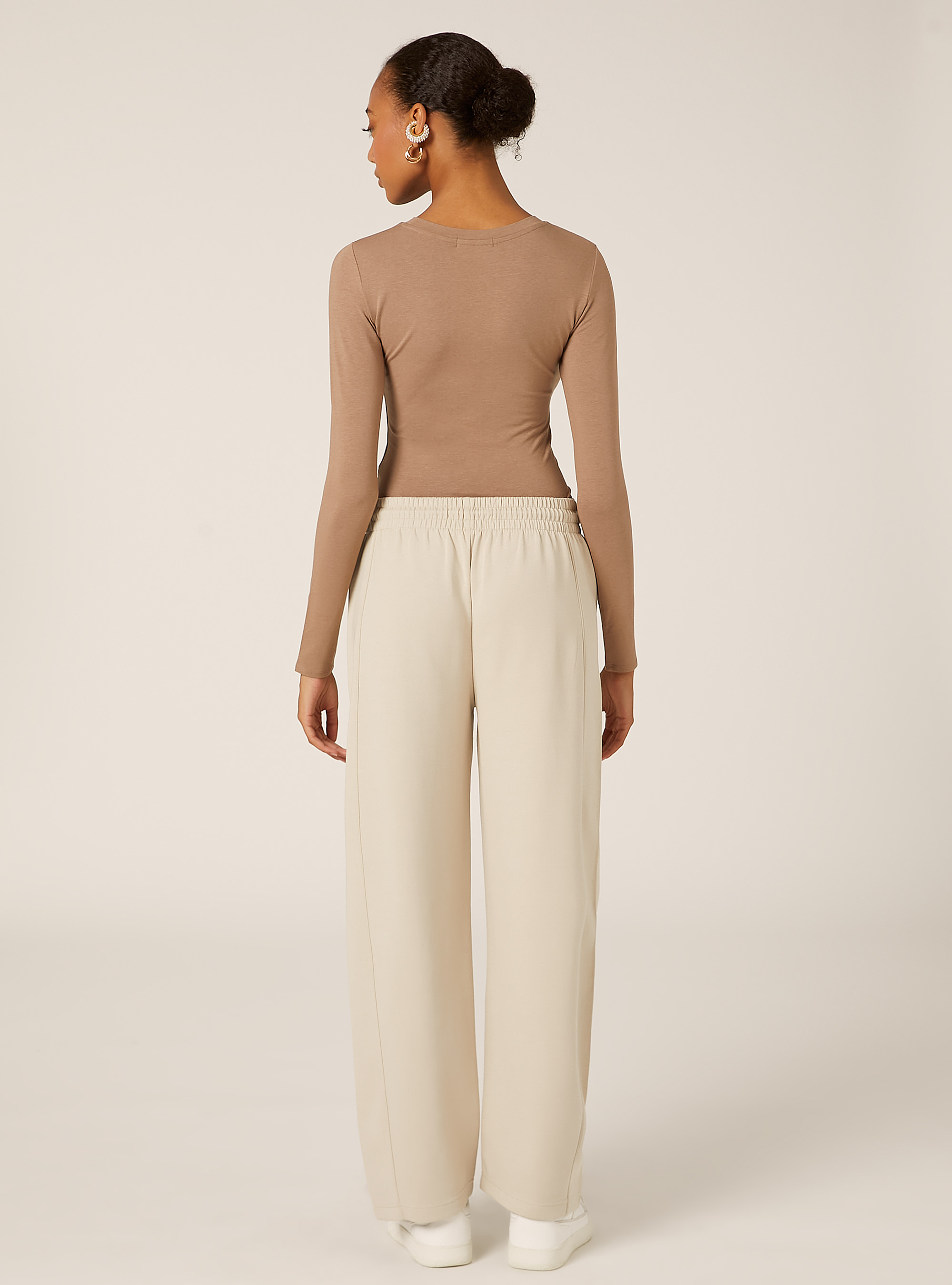 Long-sleeved bodysuit, BR3 BROWN LIGHT