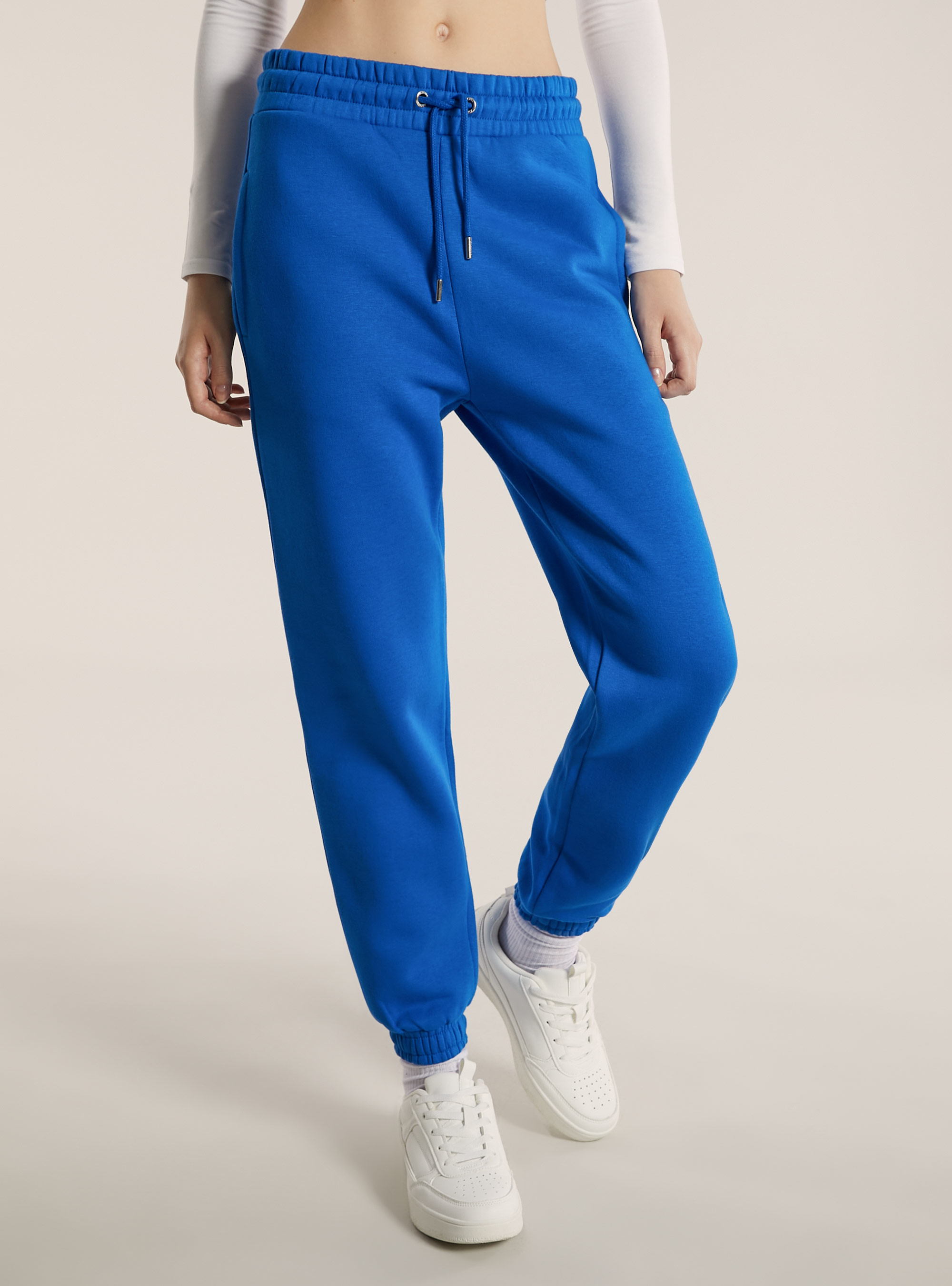 Plush jogger trousers, RY2 ROYALE MEDIUM