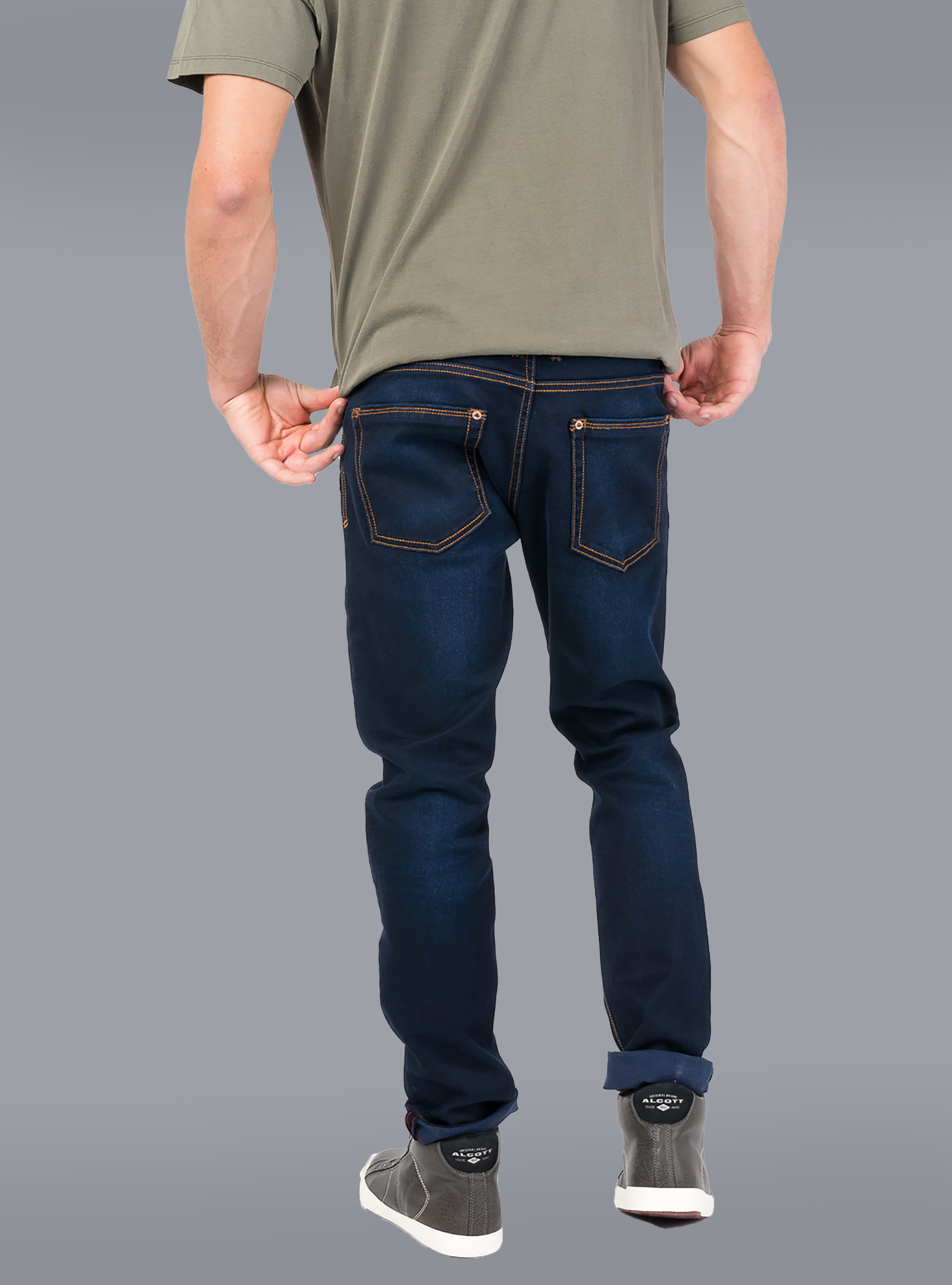 Denim skinny premium quality, BLUE NAVY