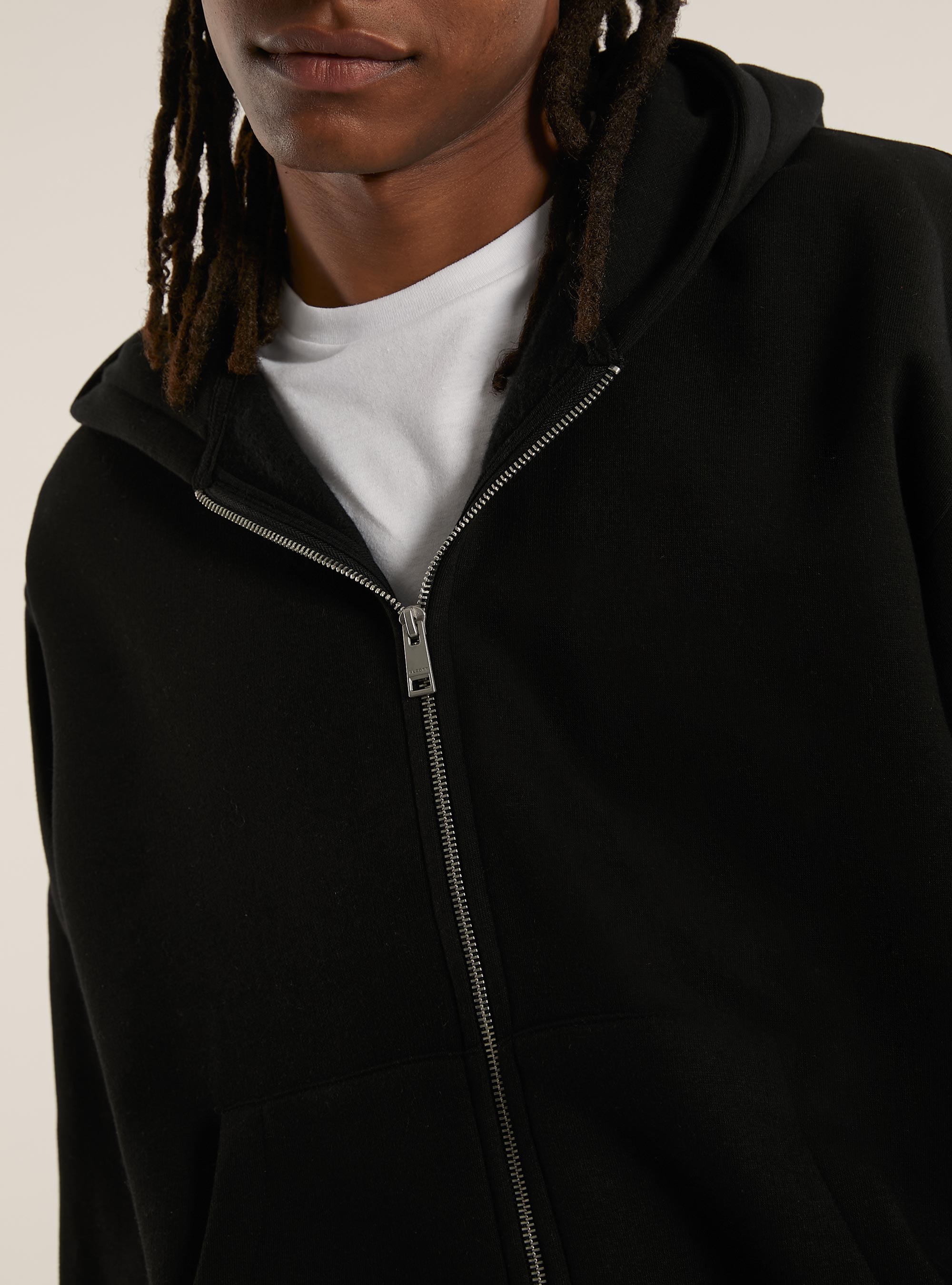 Boxy fit hoodie, BK1 BLACK