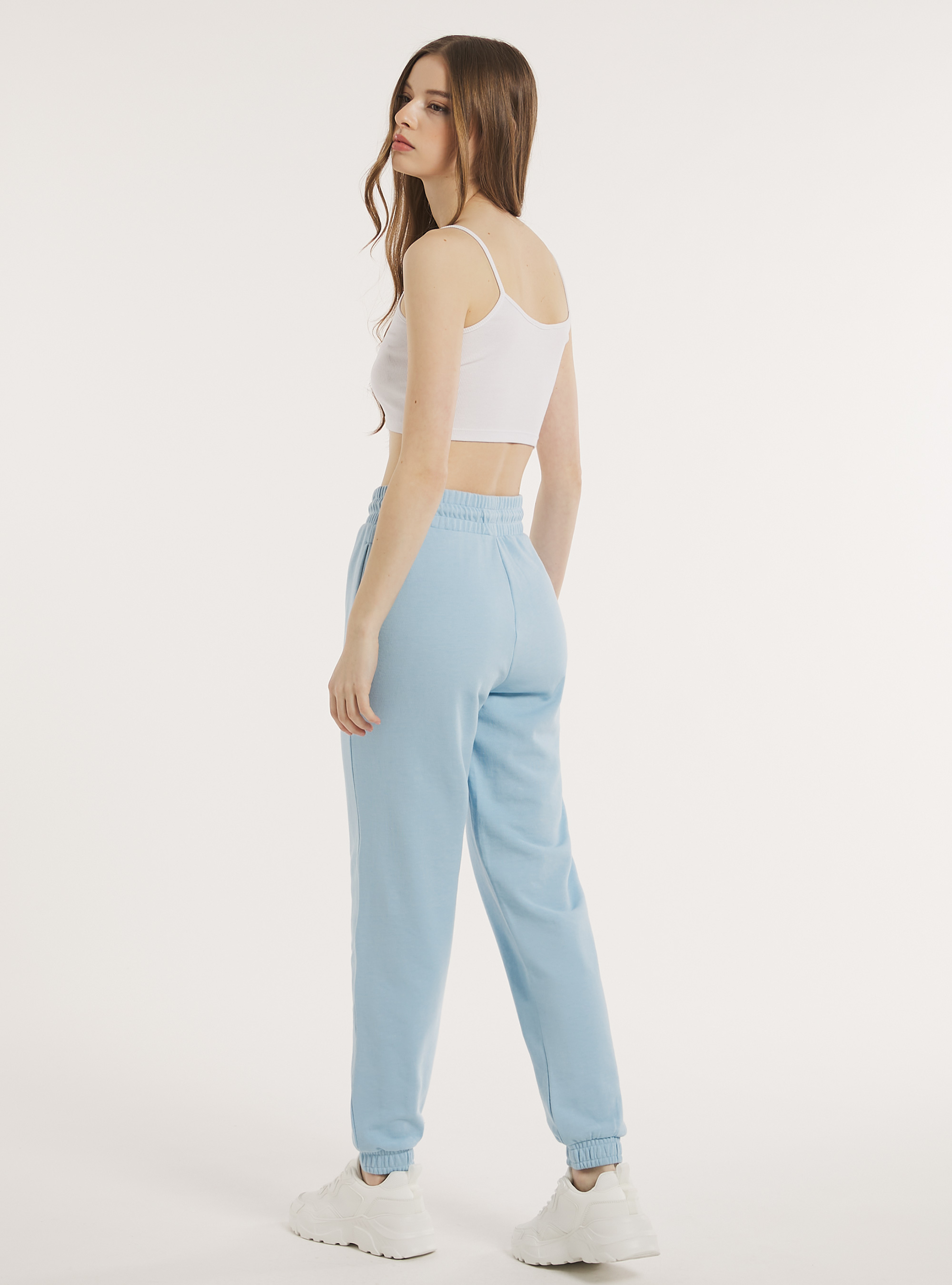Plush jogger trousers, AZ3 AZURE LIGHT