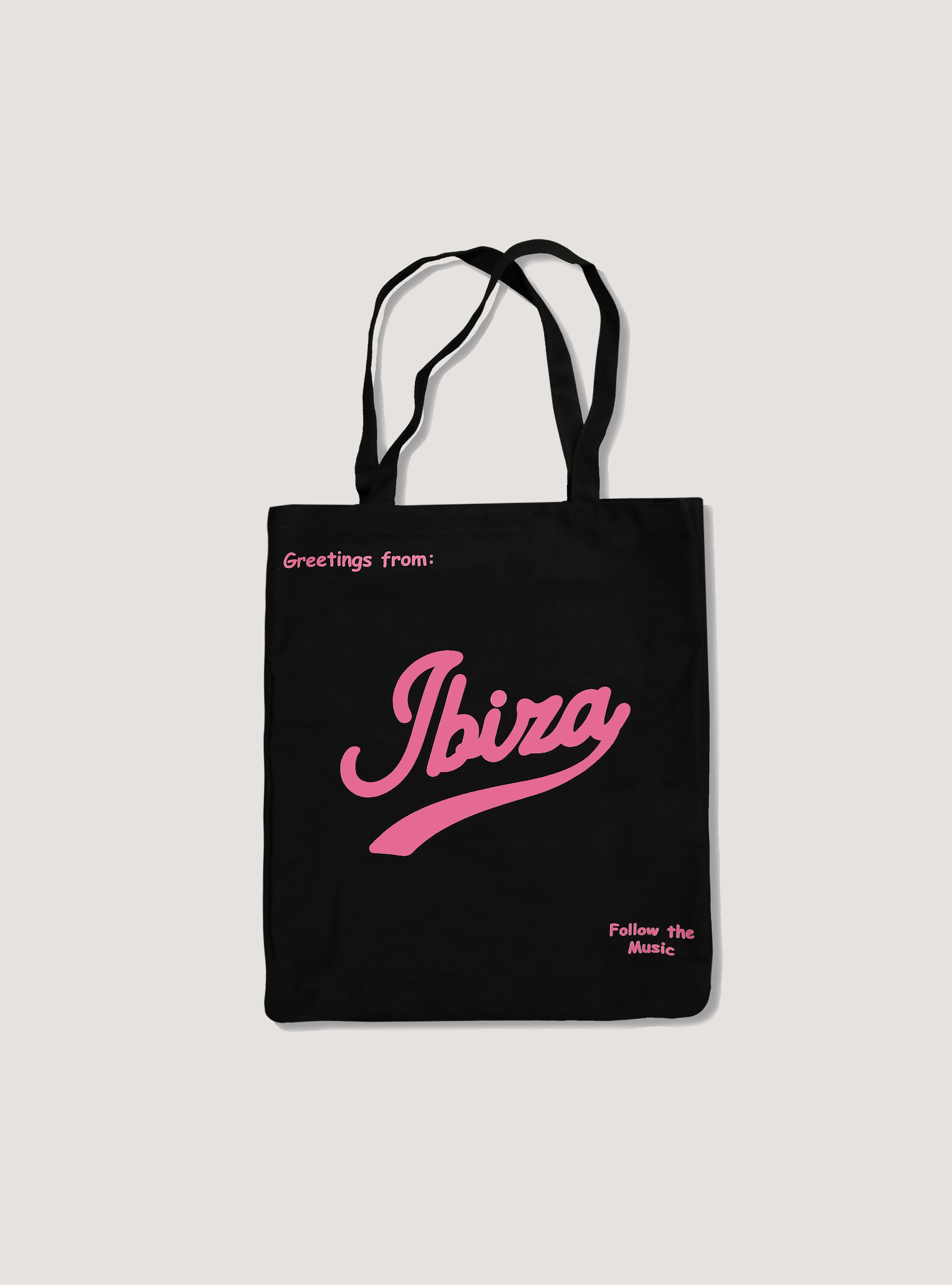Shopper tinta unita con logo, BLACK