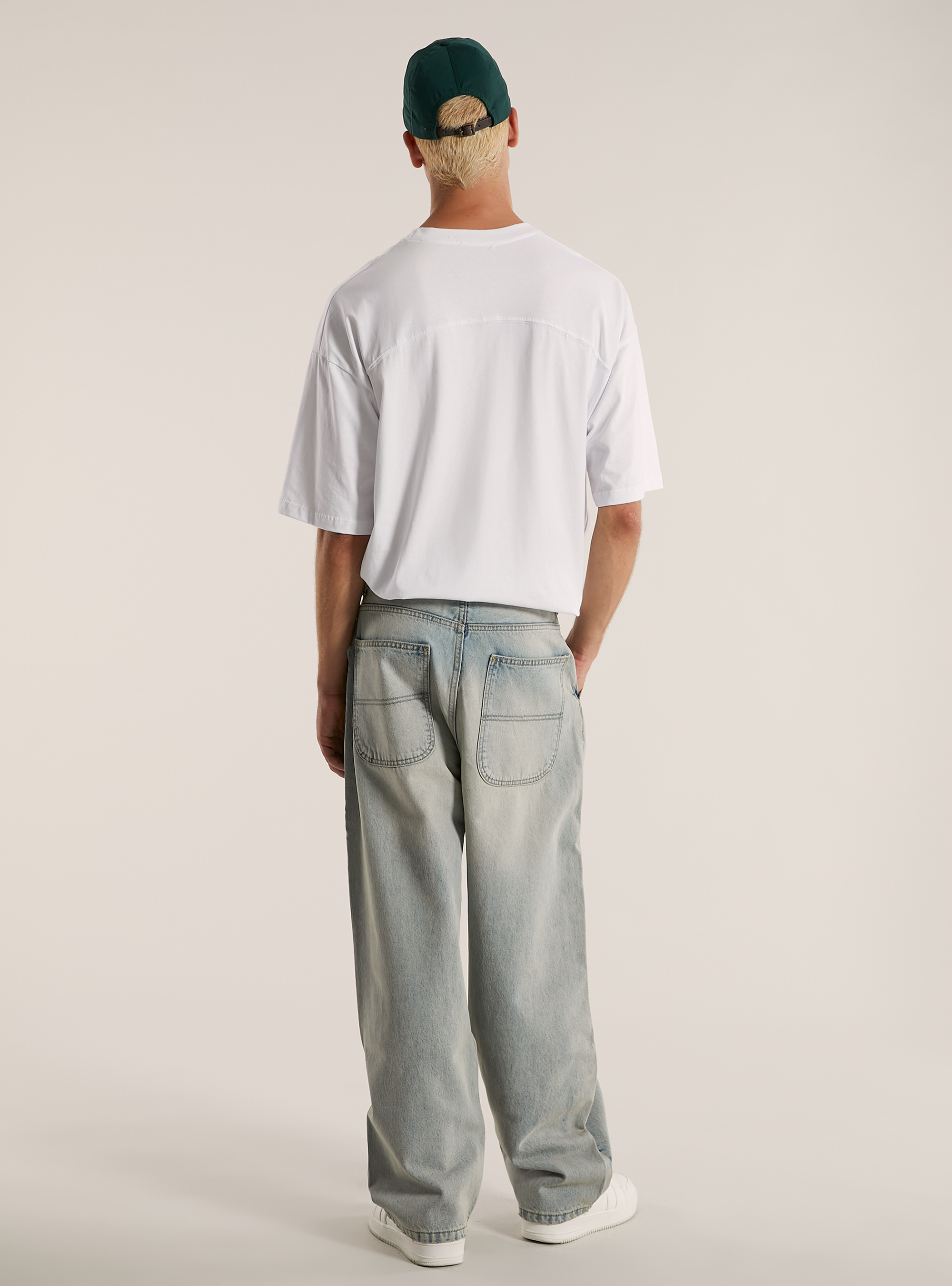 Vaqueros skater baggy fit, D007 LIGHT AZURE