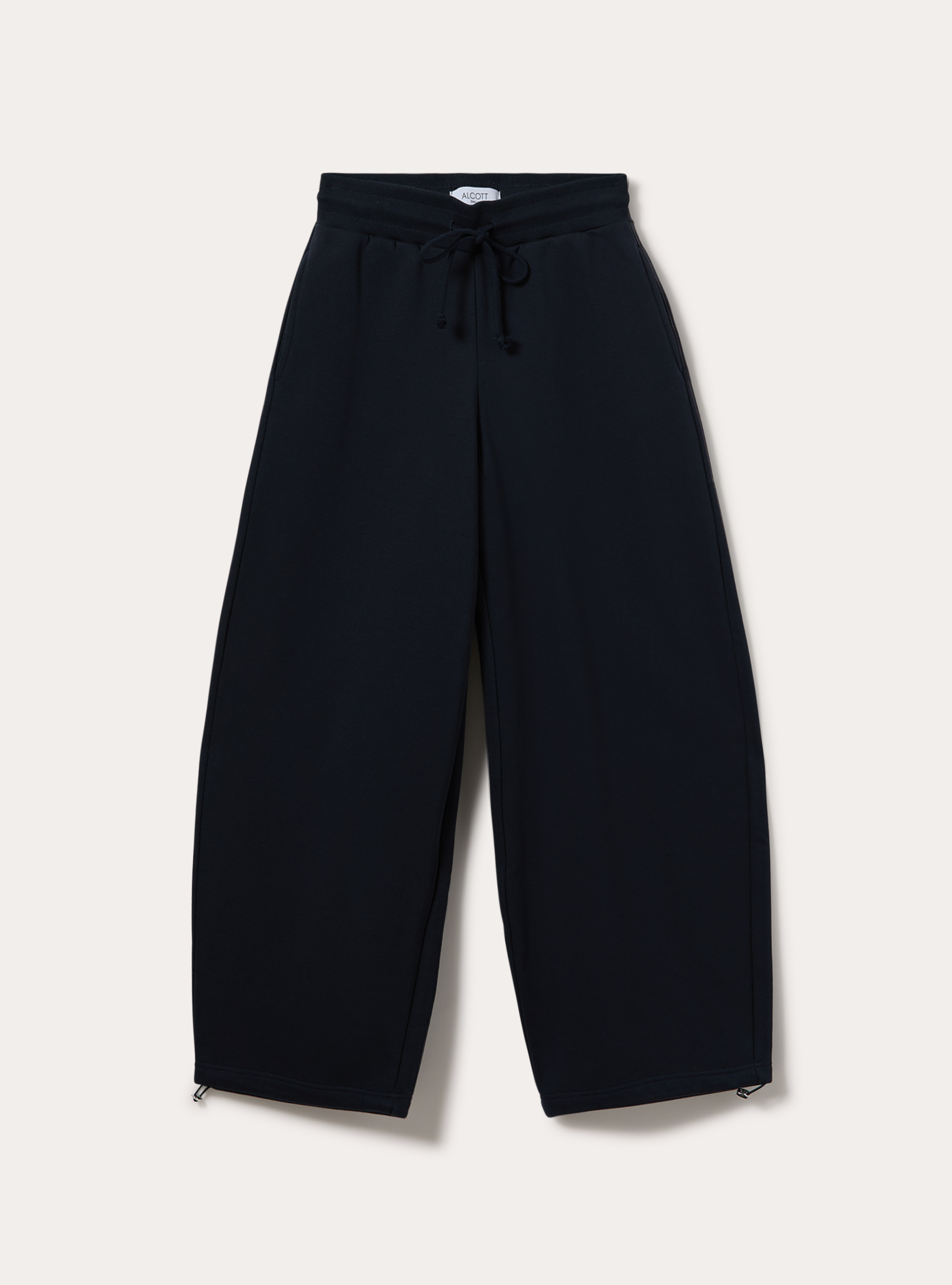 Pantaloni jogger in felpa barrel, NA1 NAVY DARK