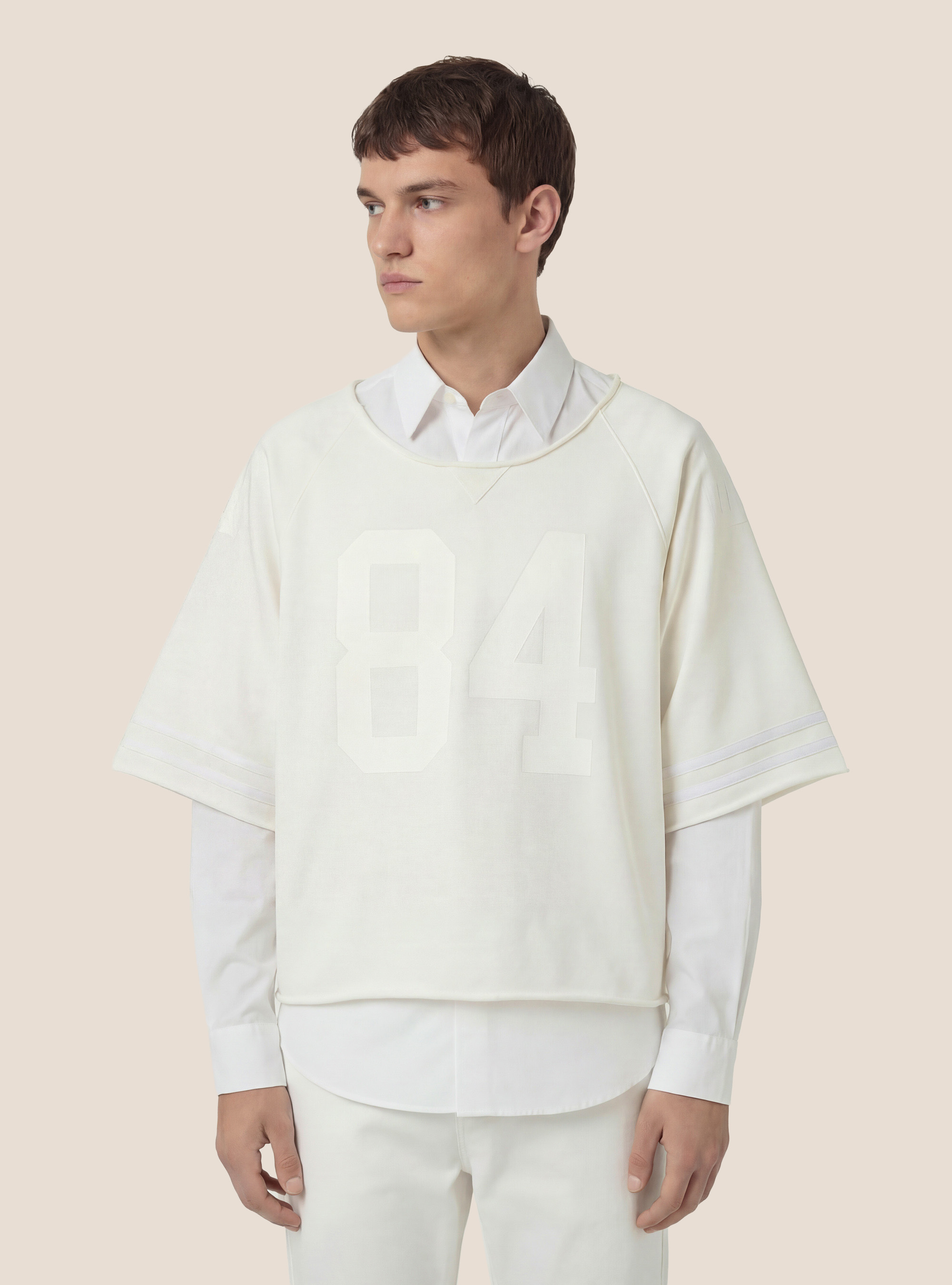 T-shirt Latino Collection coupe boxy, WH2 WHITE