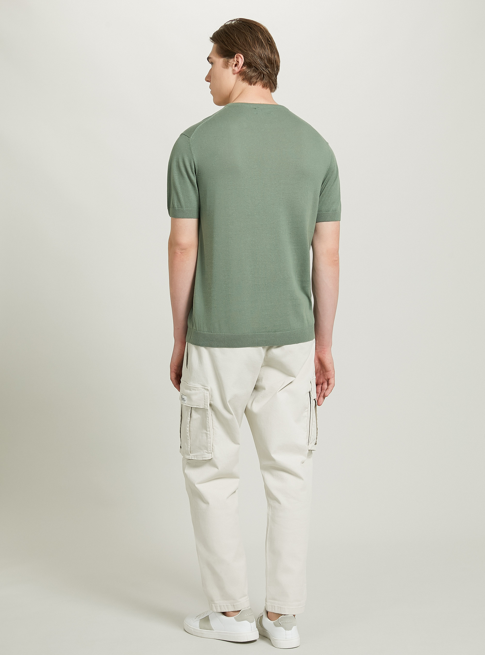 Short-sleeved cotton pullover, KY3 KAKY LIGHT