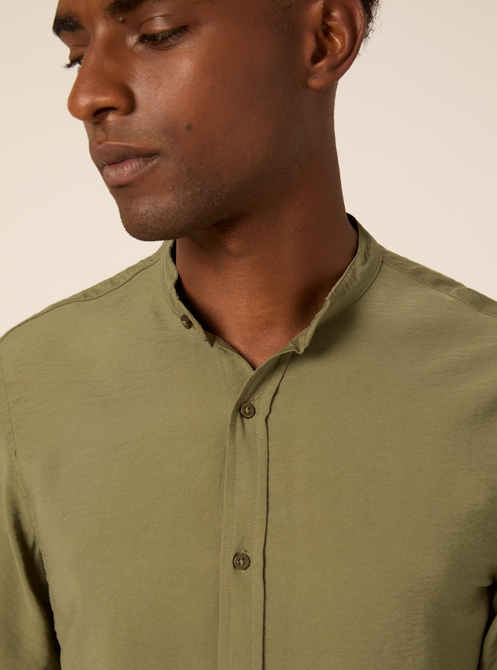 Camicia  in twill morbido, KAKY MEDIO