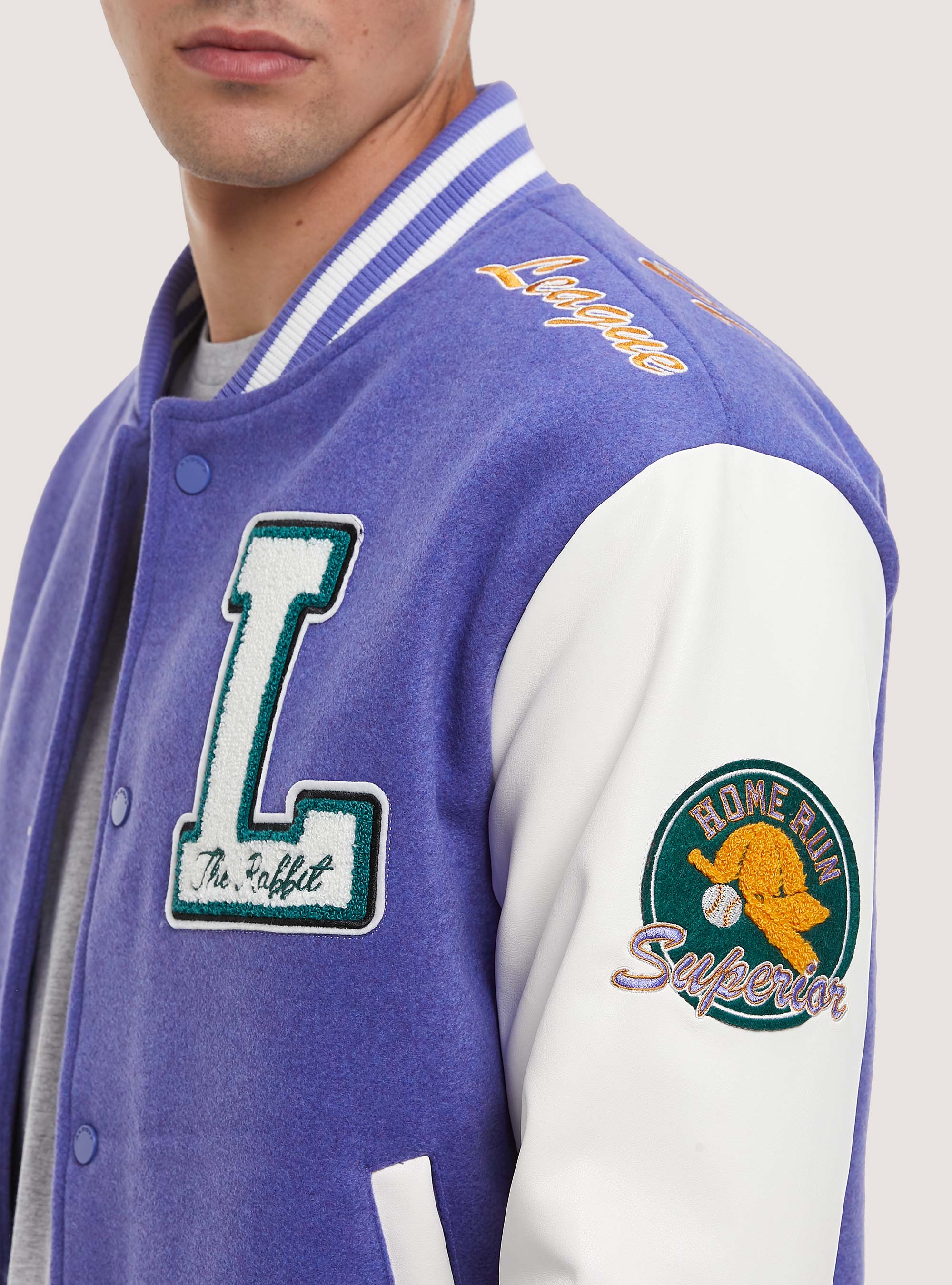 【BONNAE】 Patch track jacket ♥2Colors Patch track jacket (White) - bonnae