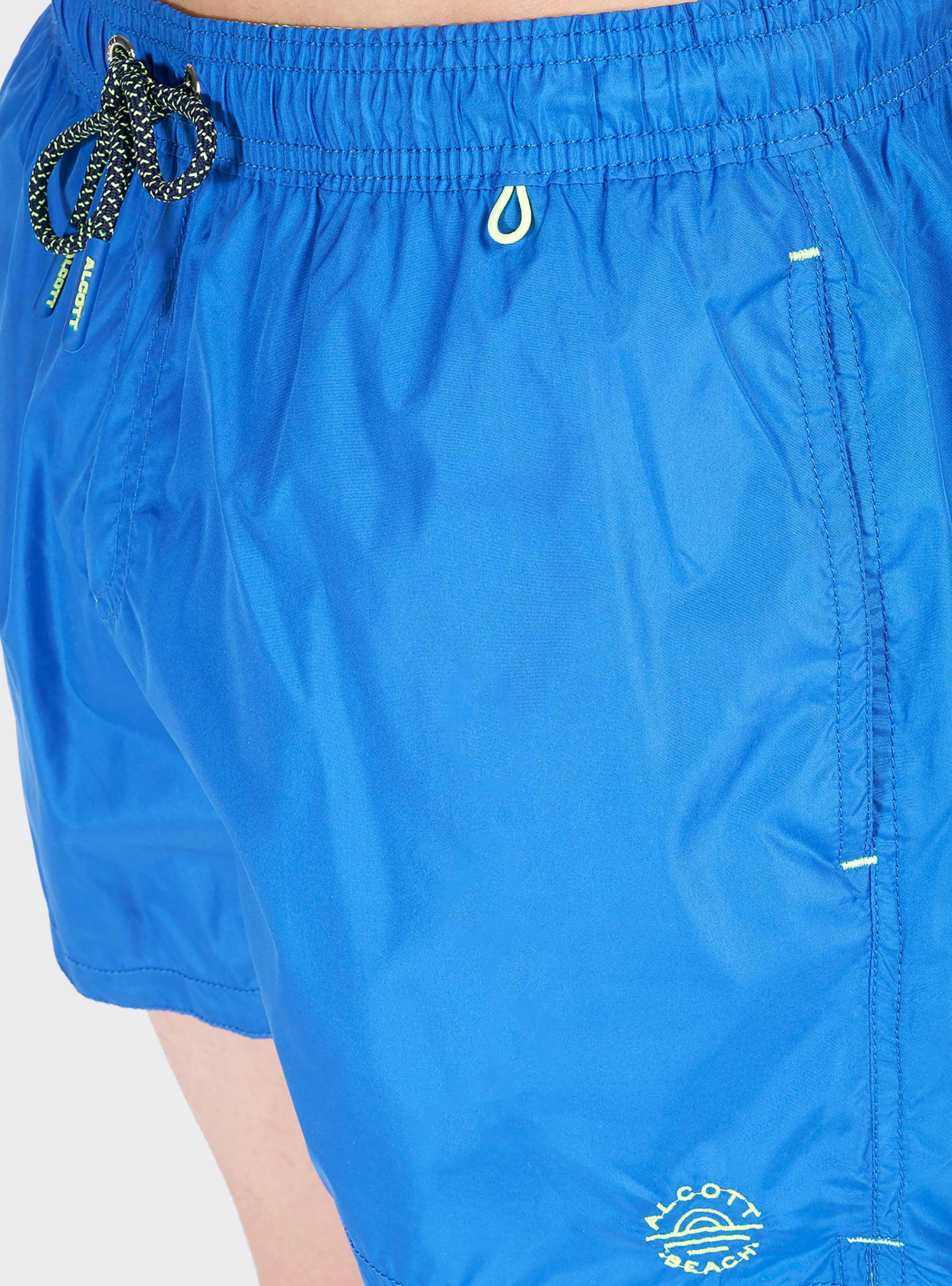 Costume con logo ricamato e cordino a contrasto, C265 ROYALE FLUO