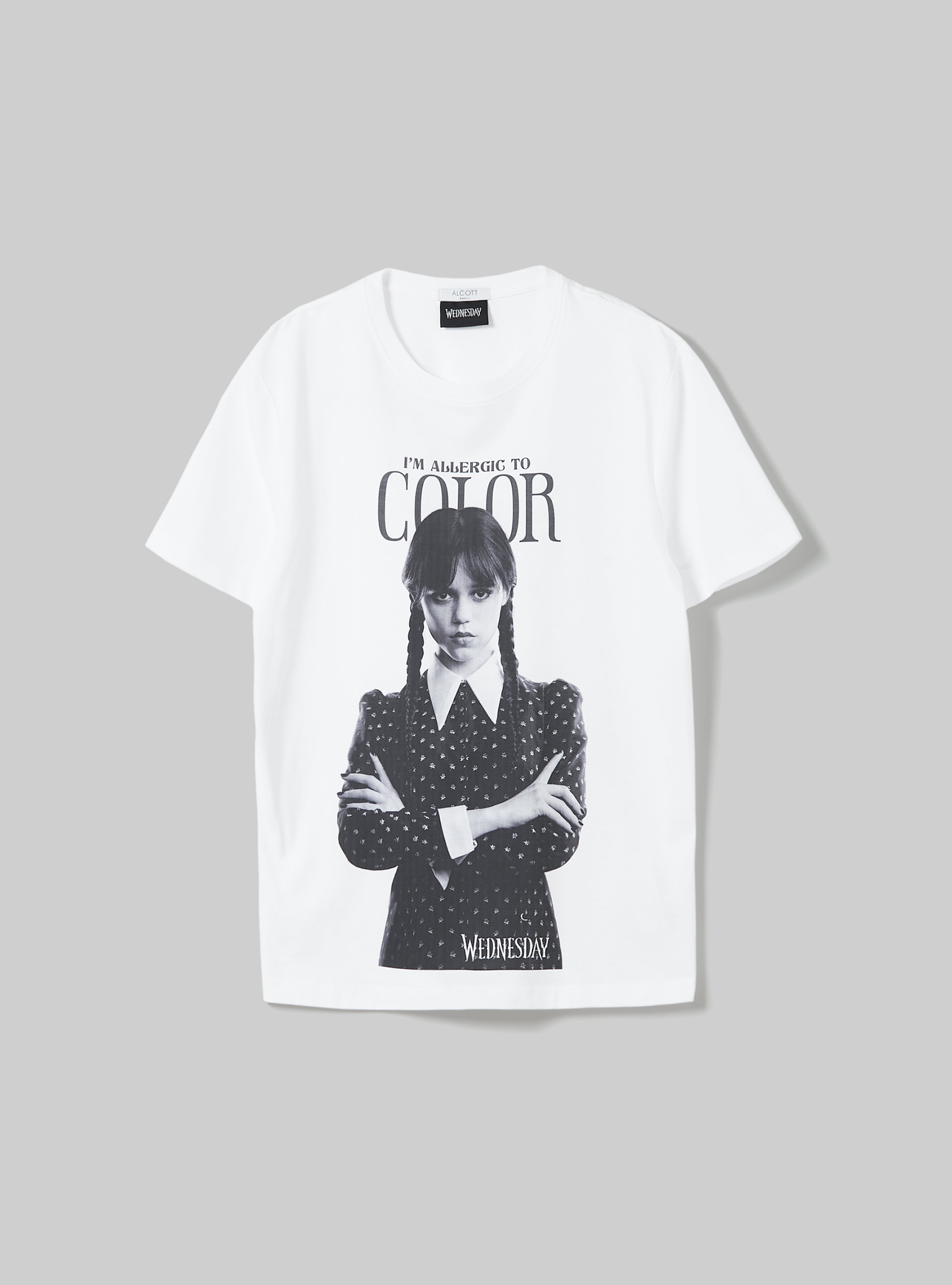 Camiseta Wednesday / Alcott, WH3 WHITE