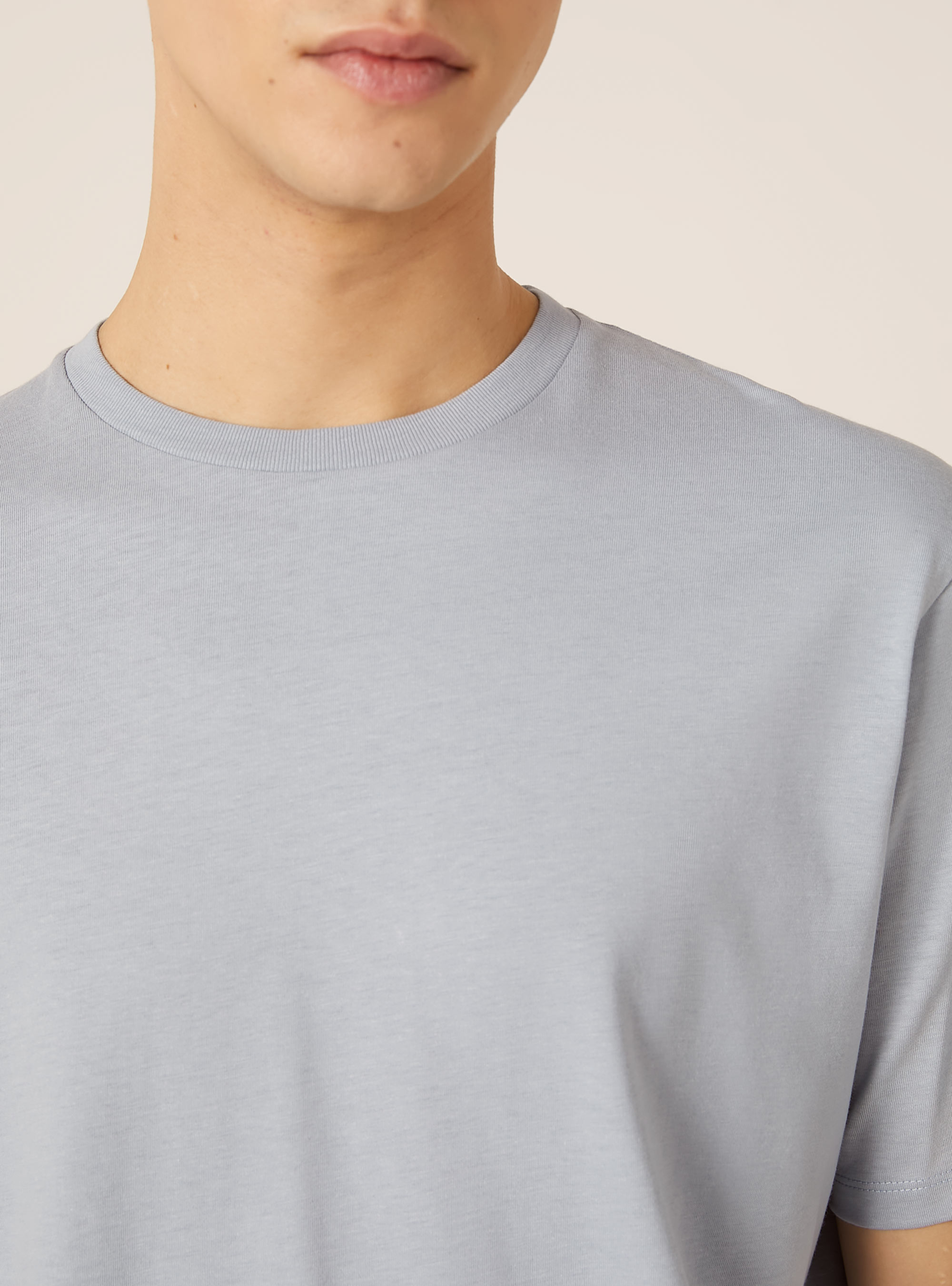 Maglietta girocollo basica, AZ3 AZURE LIGHT