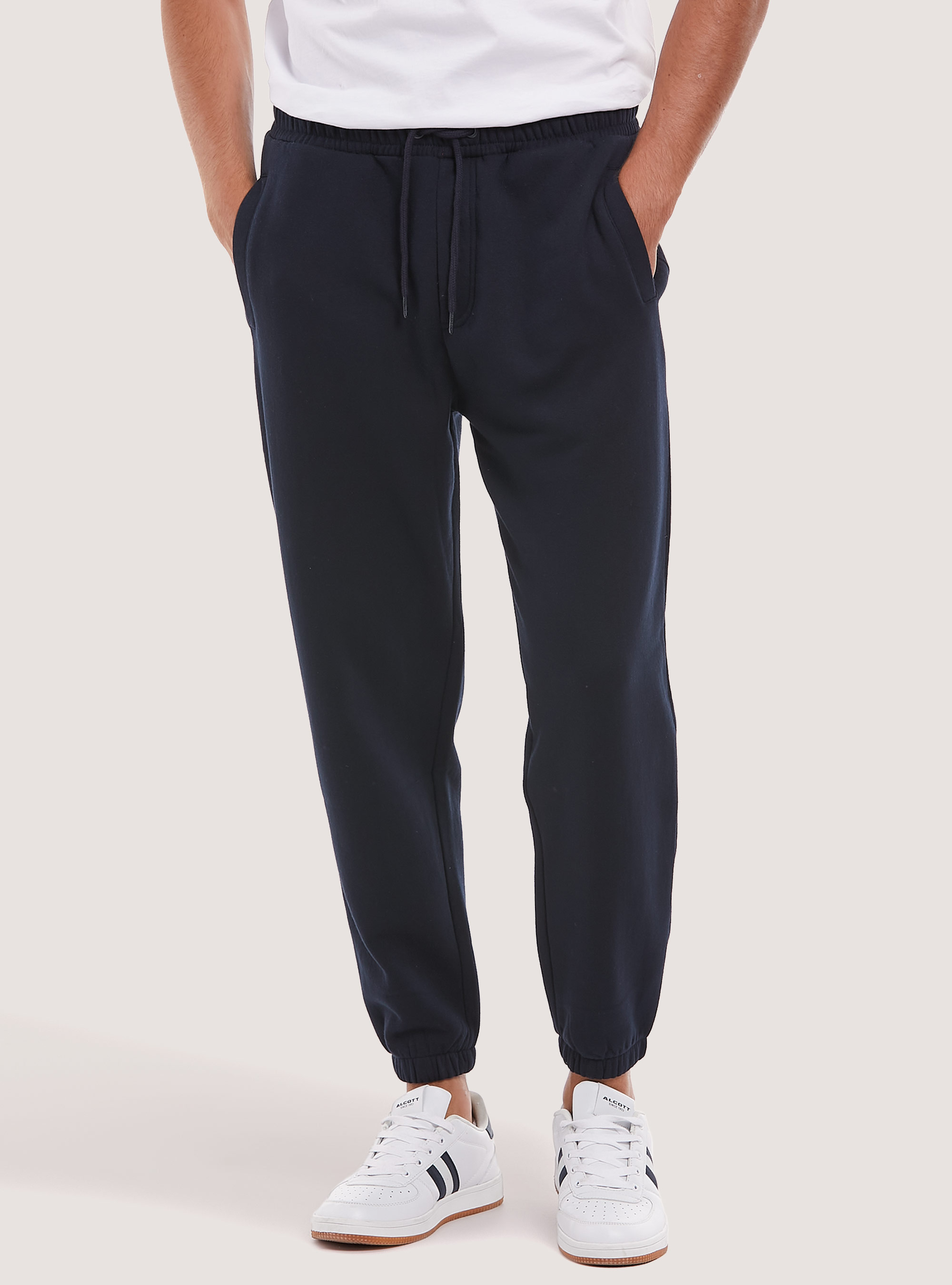 Plush jogger trousers, NA1 NAVY DARK