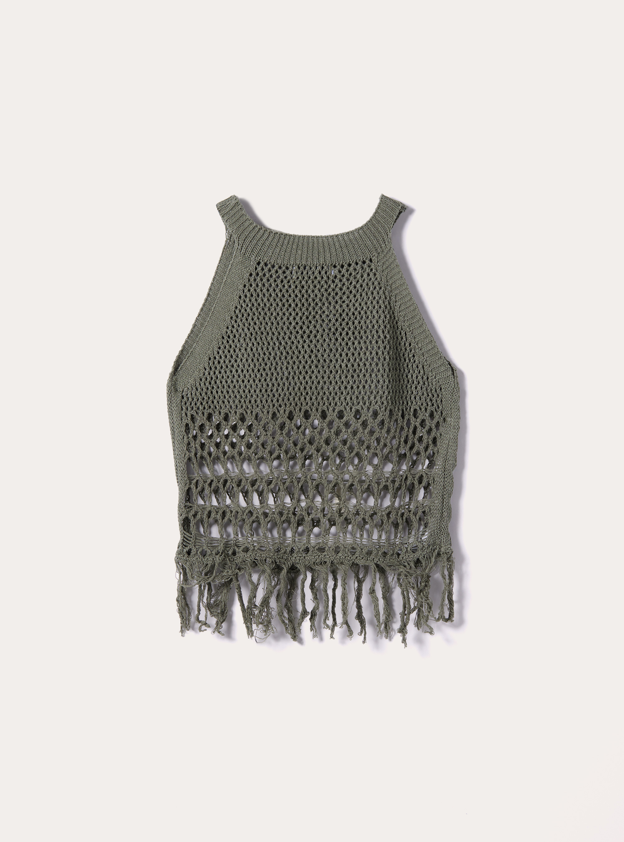 Top de ganchillo con flecos, KY2 KAKY MEDIUM