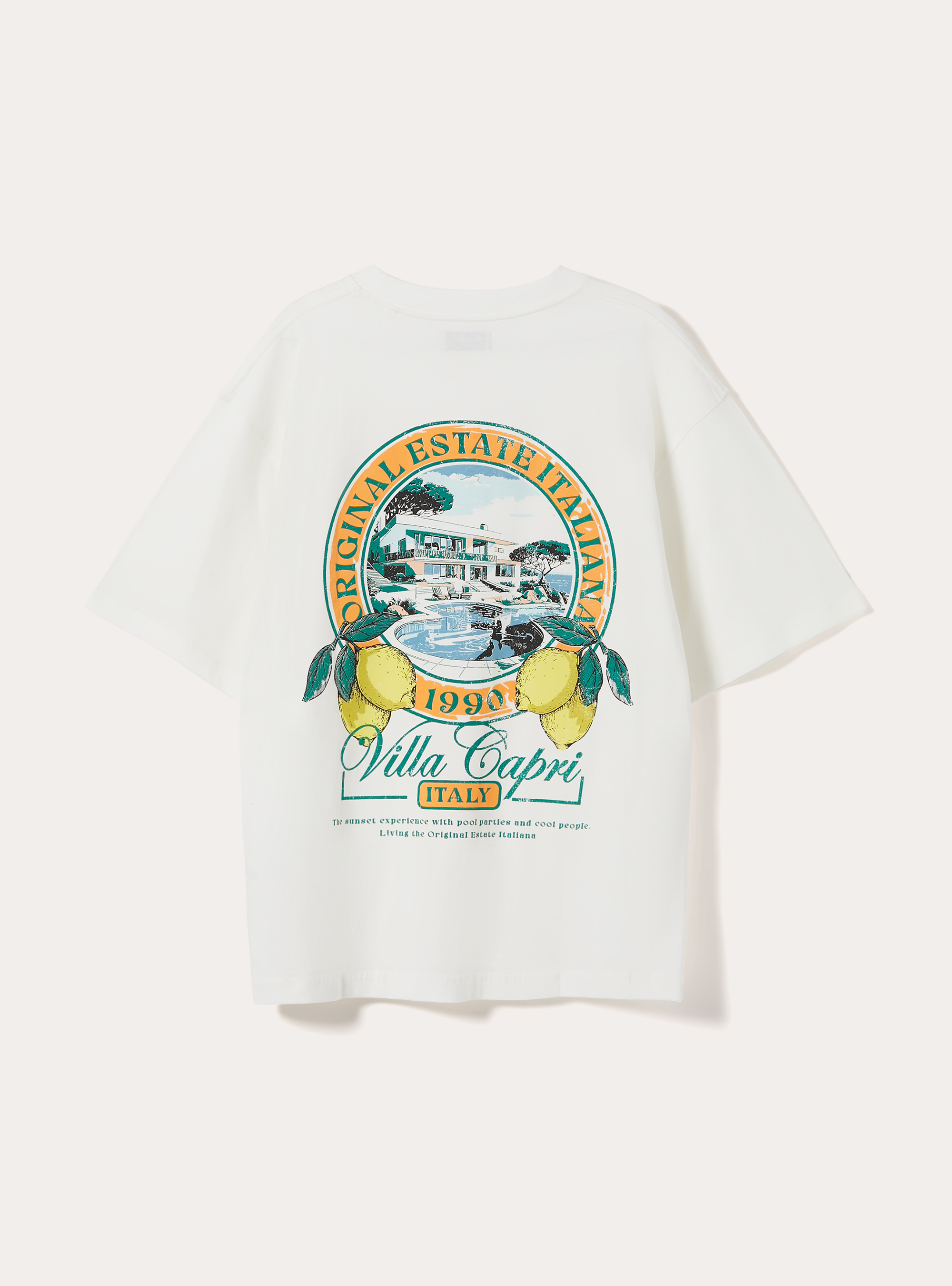 Capri Amore Mio Boxy Fit T-Shirt, WH2 WHITE