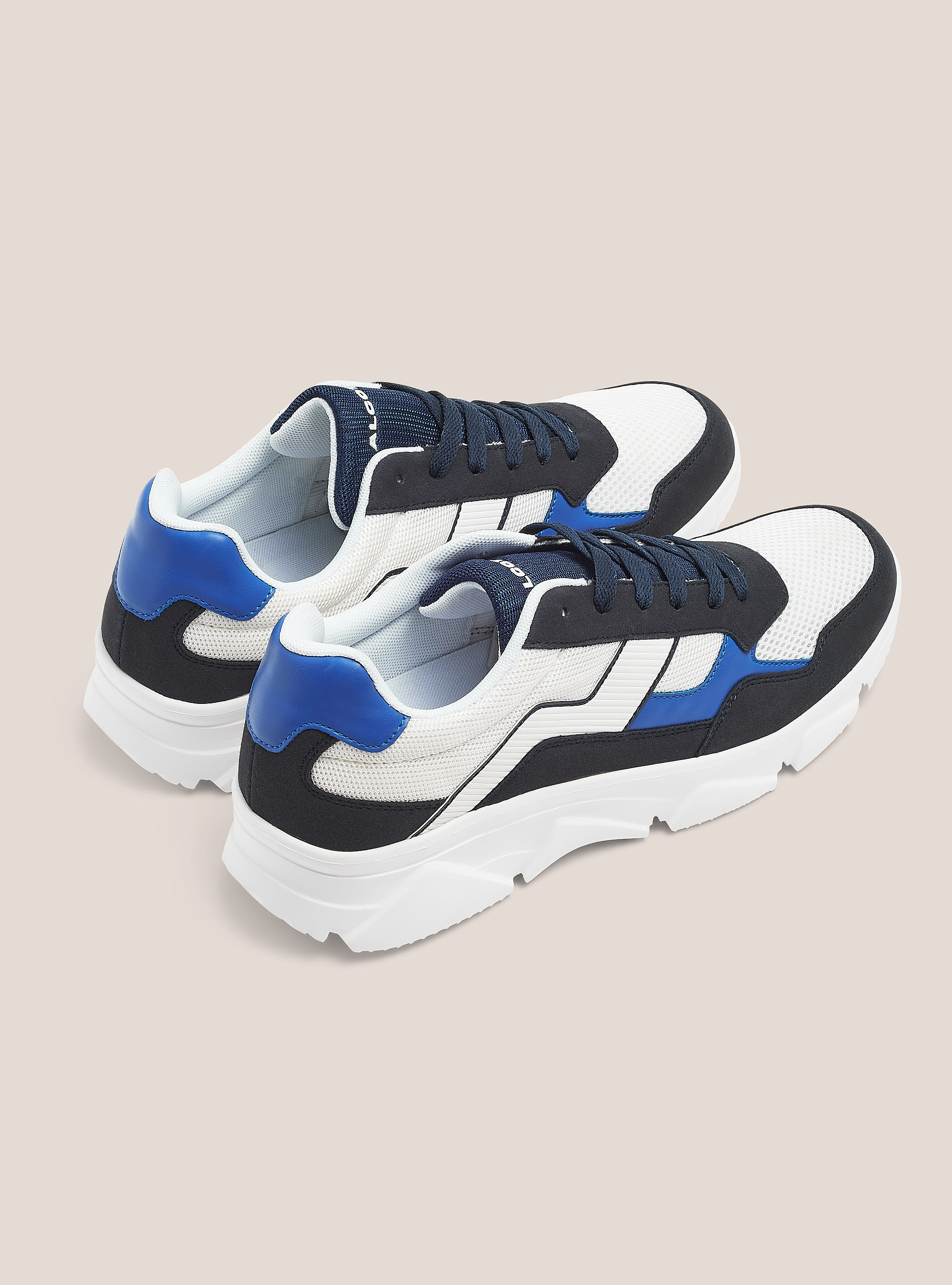 Sneakers bicolore, BLUE