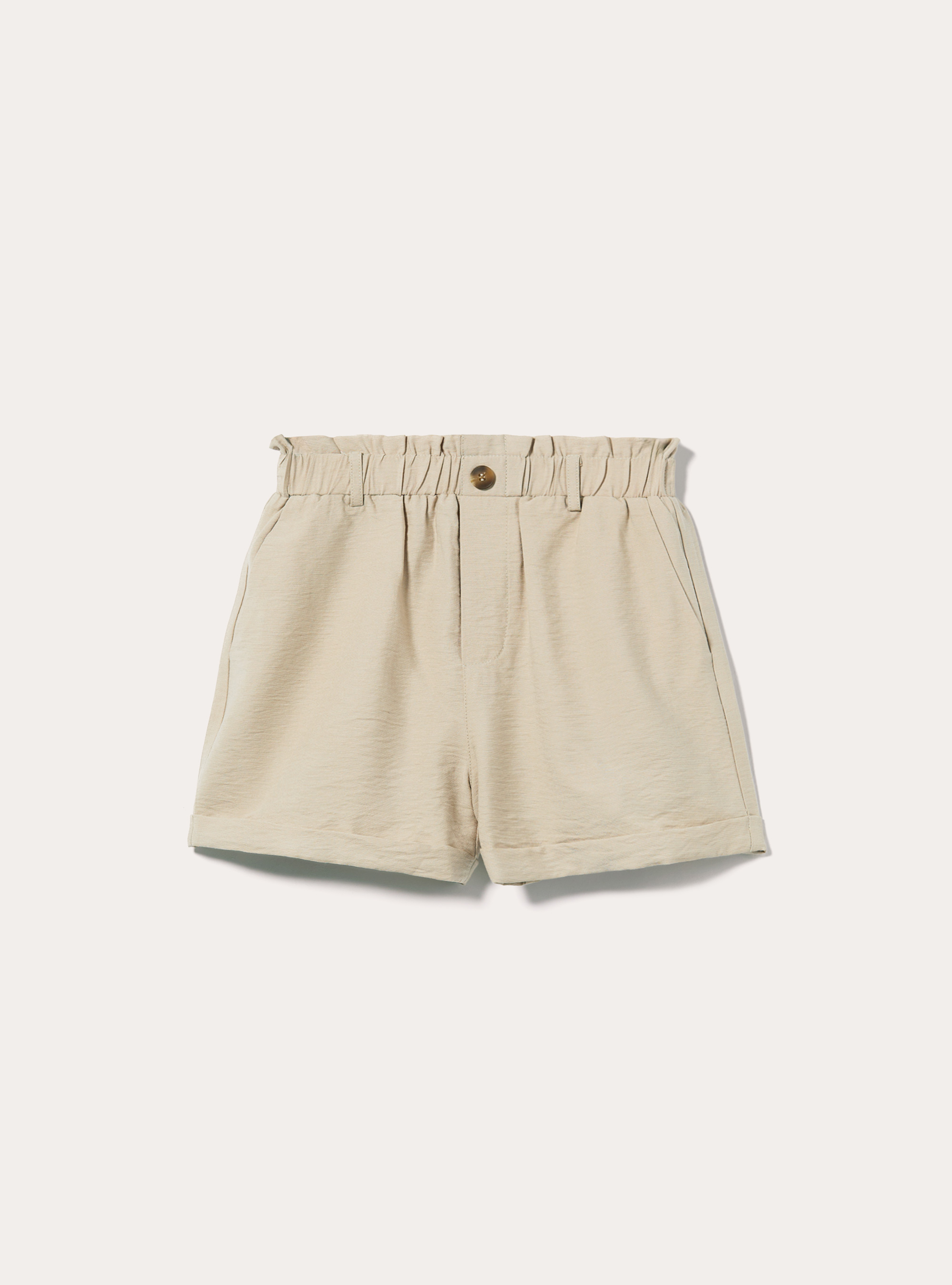 Shorts with candy waist, BG2 BEIGE MEDIUM