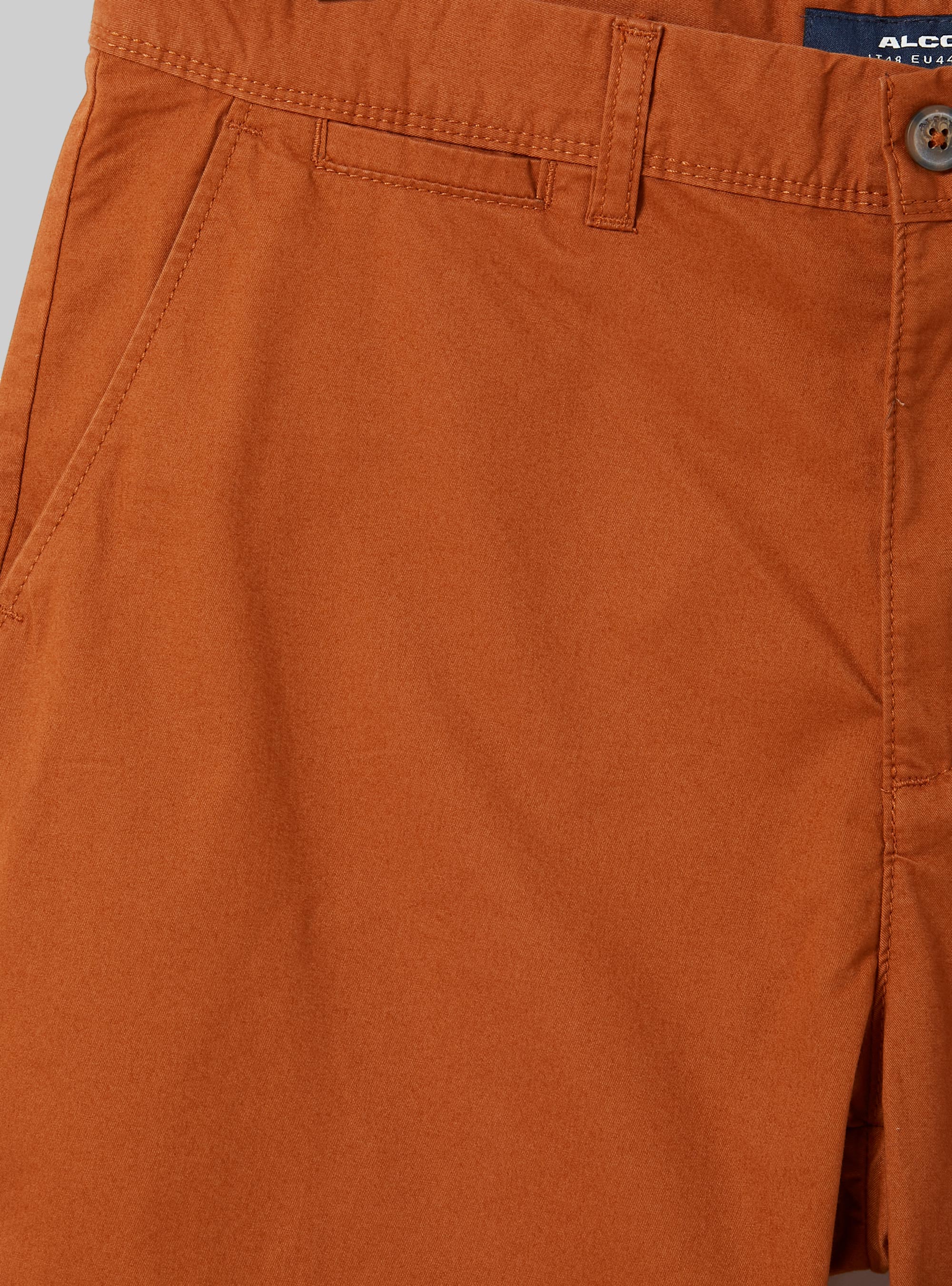 Plain twill Bermuda shorts, C3401 RUSTY