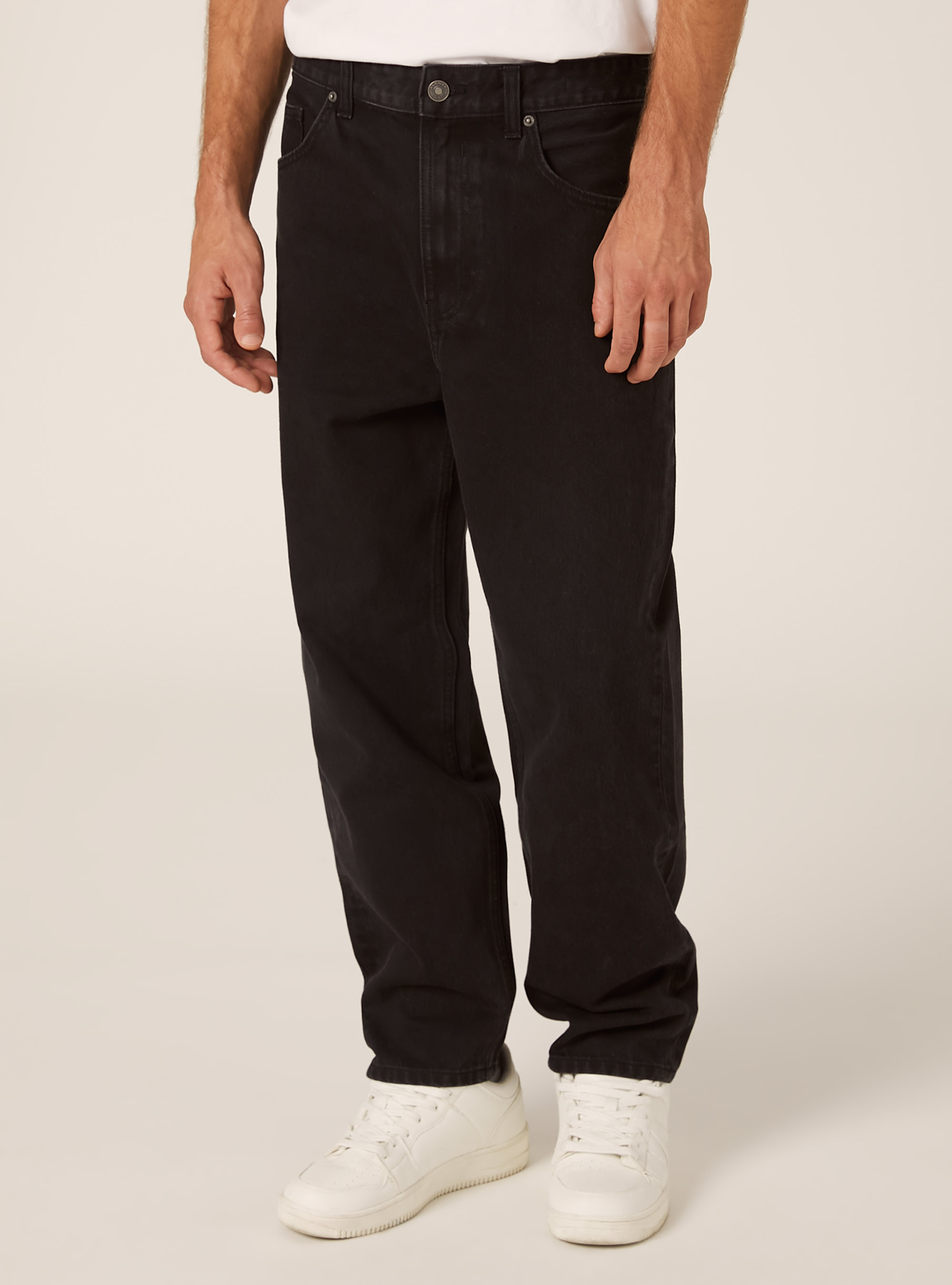 Loose fit jeans, D000 BLACK