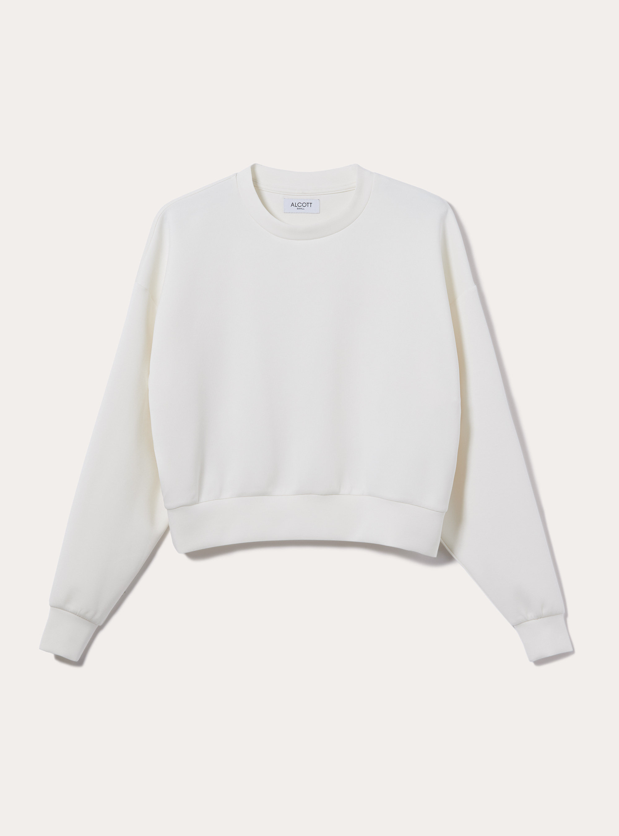 Huge cropped sweatshirt hotsell