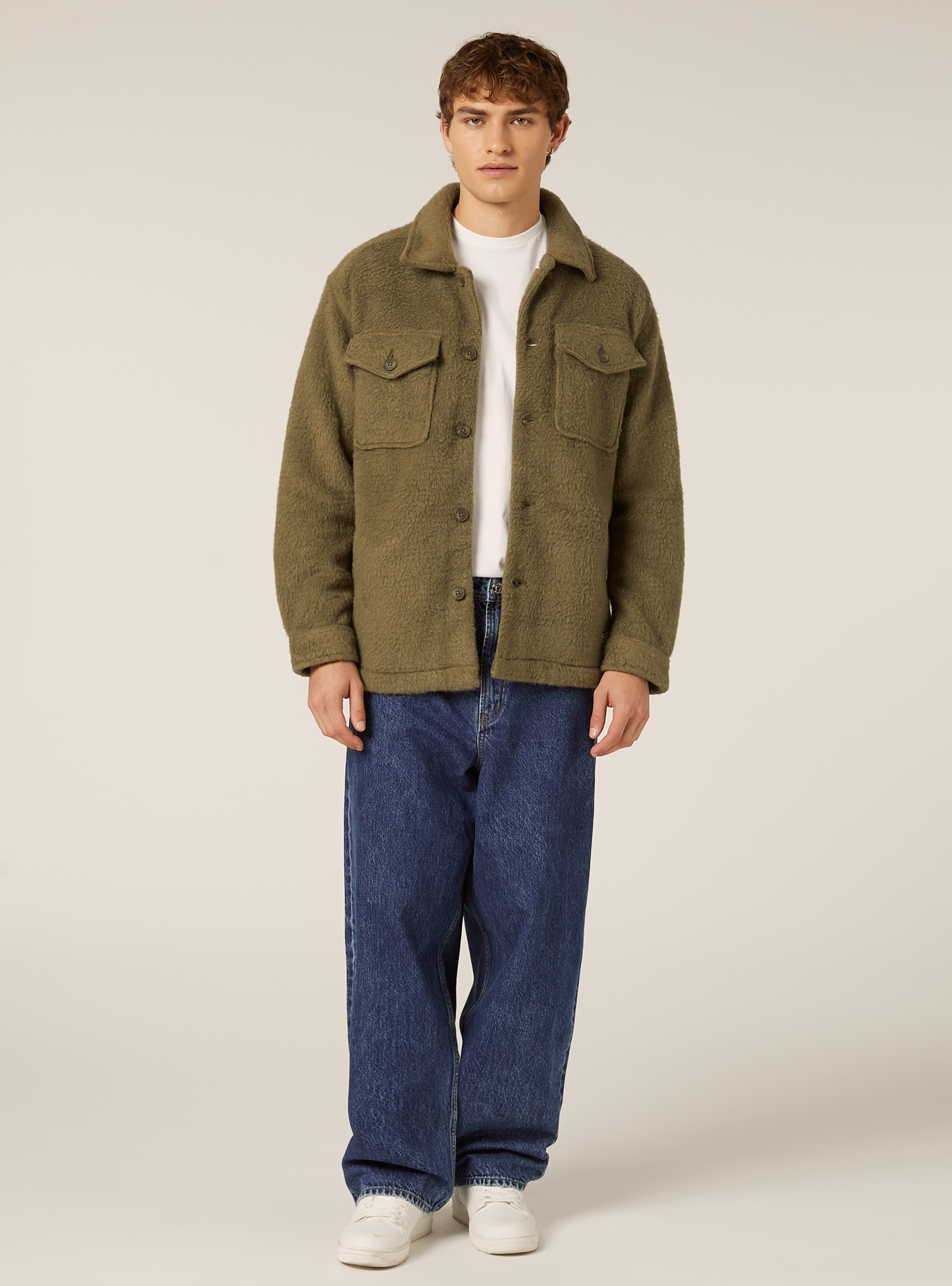 Sobrecamisa de tejido Teddy, KY3 KAKY LIGHT