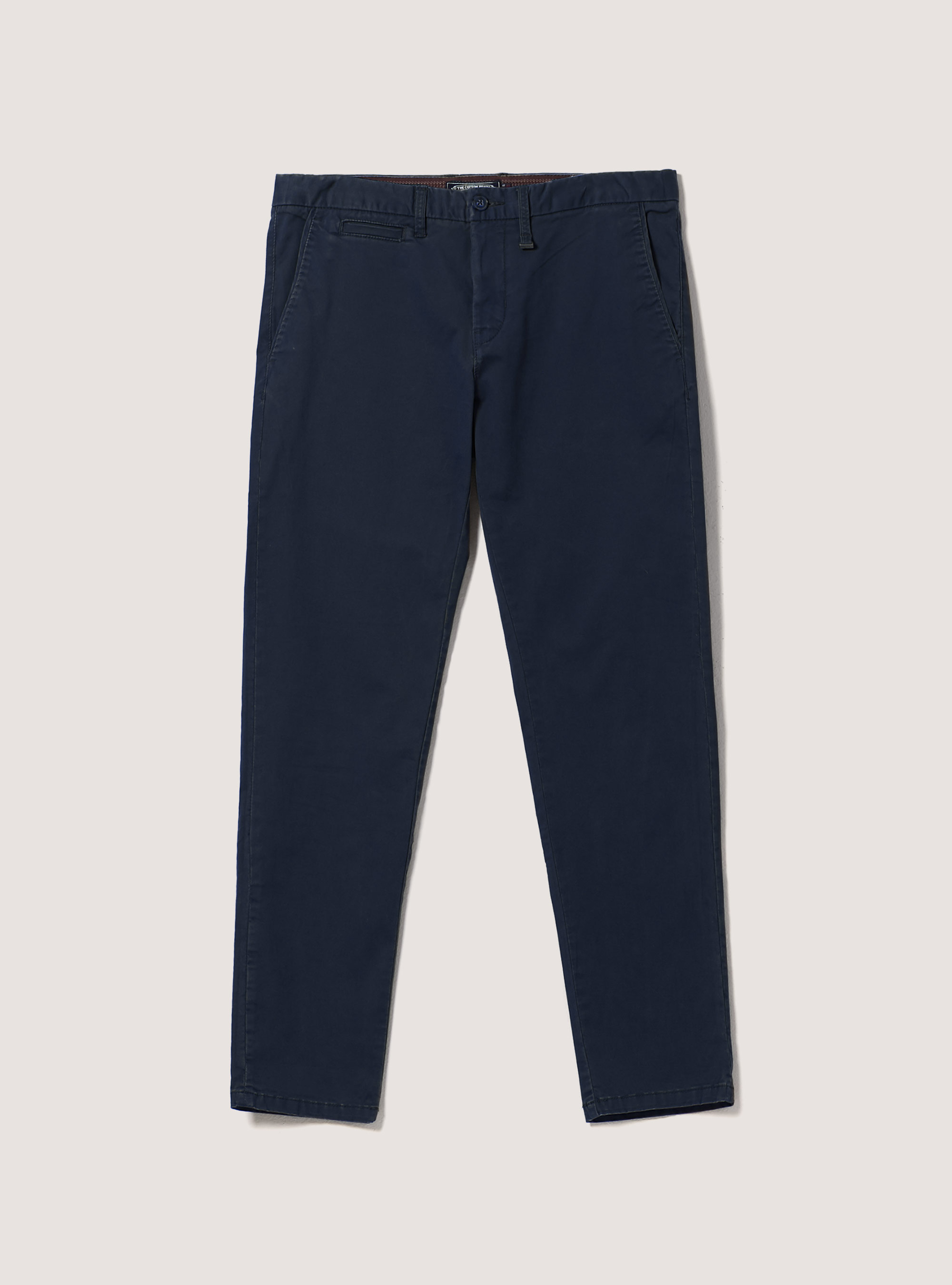 Stretch cotton twill chinos, NA1 NAVY DARK