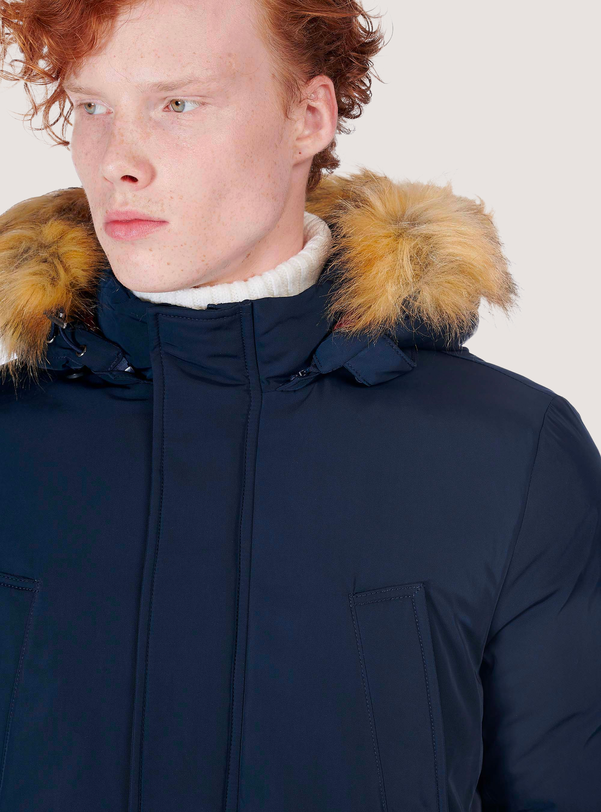 PARKA PADDED JACKET, BLUE