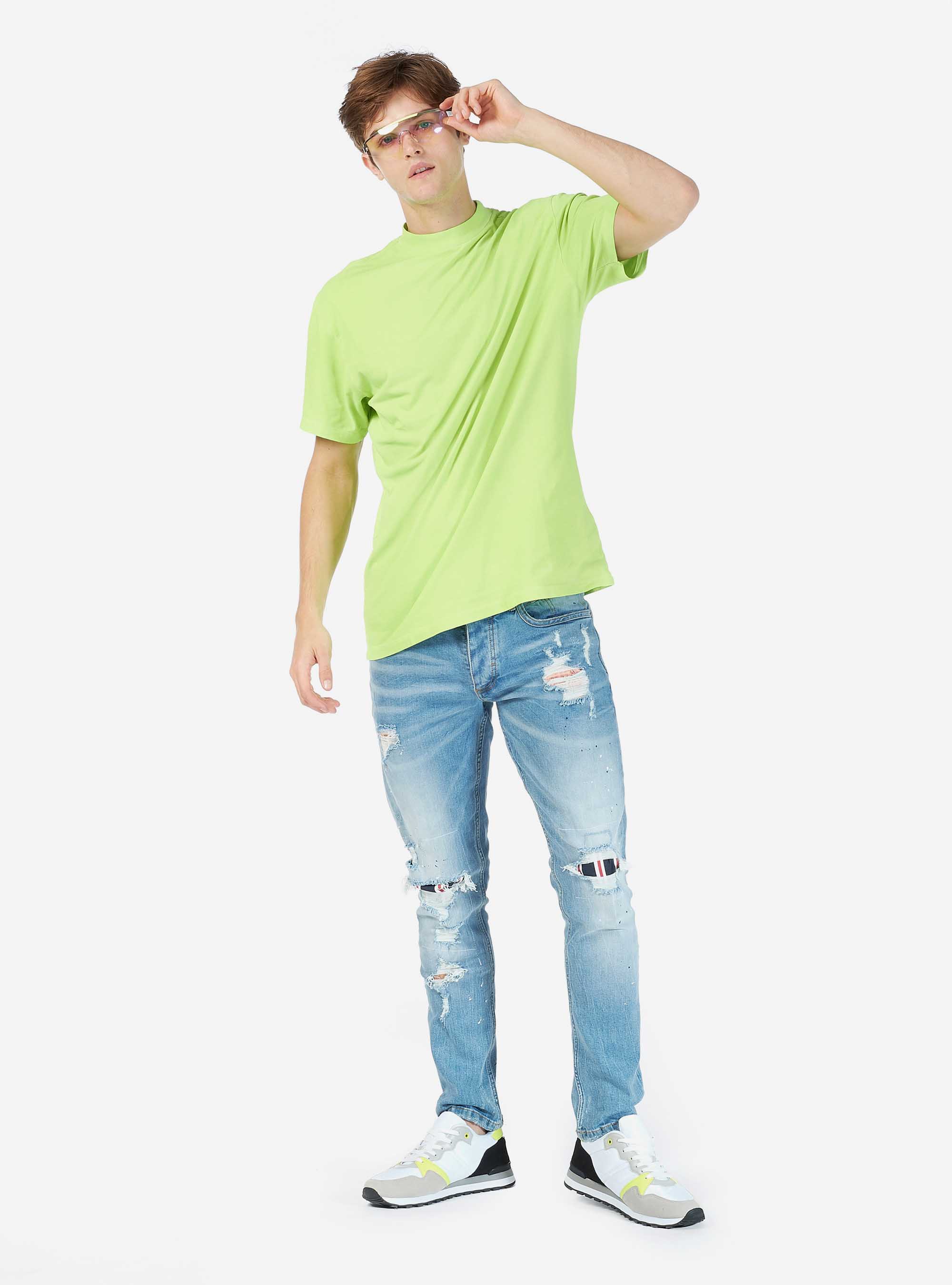 Maglietta tinta unita, GIALLO