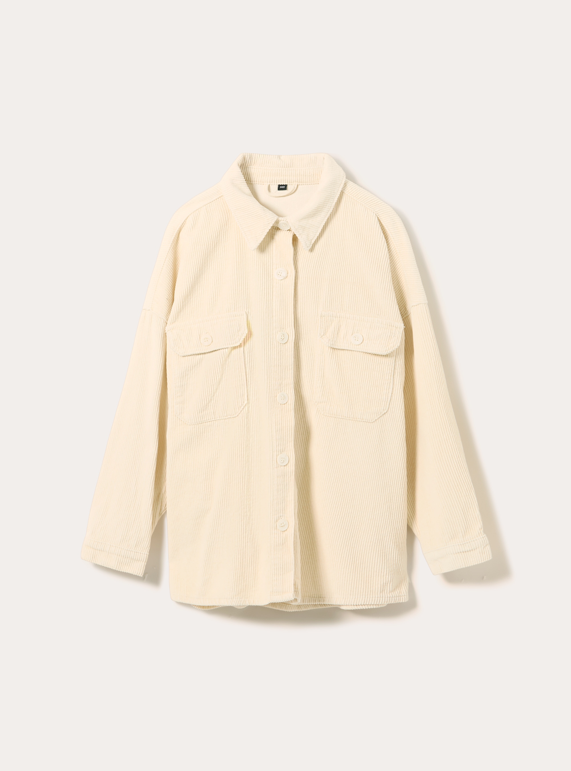 Camisa de pana, CR2 CREAM MEDIUM