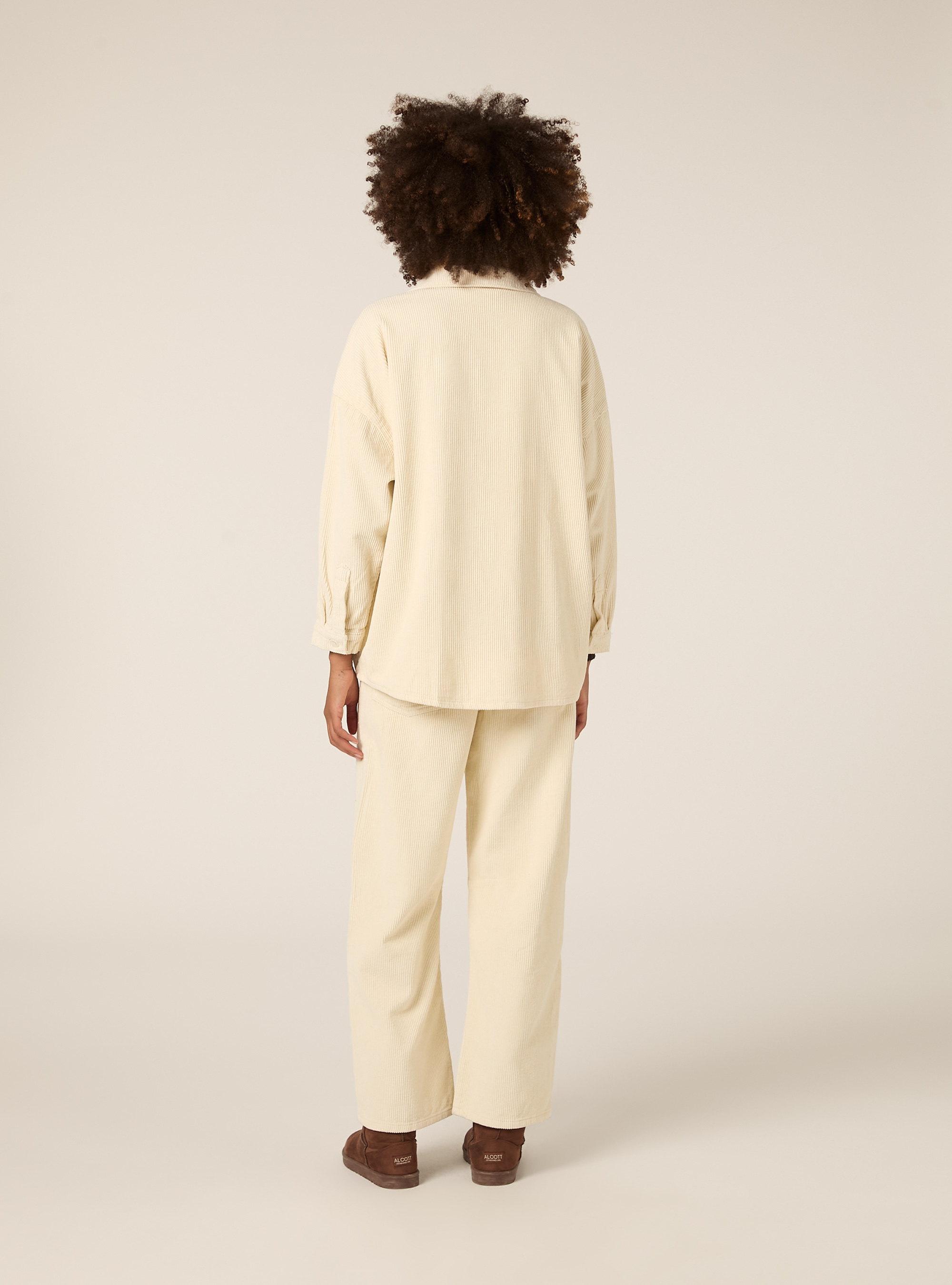 Camisa de pana, CR2 CREAM MEDIUM