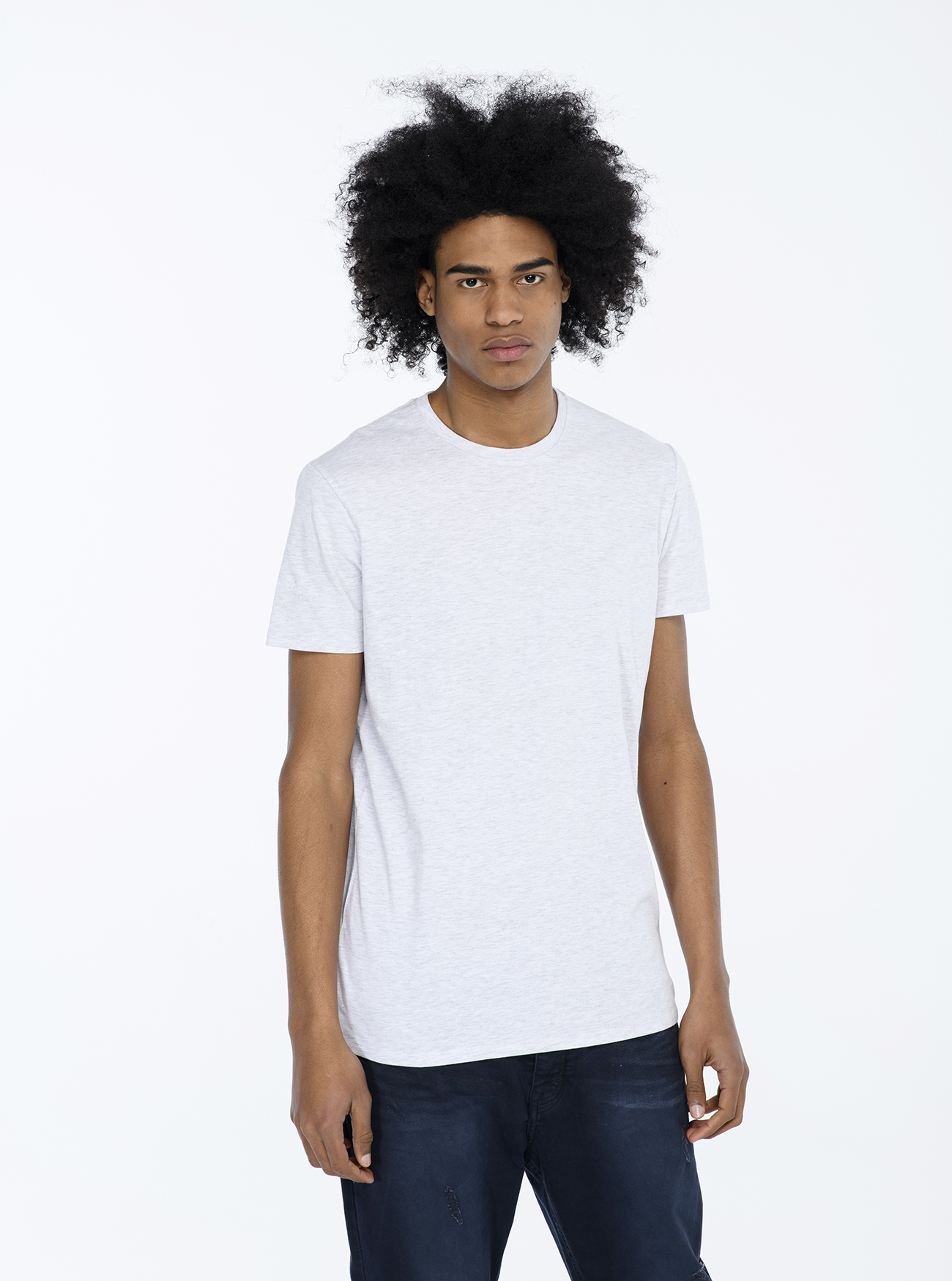 T-shirt tinta unita, BLANCO ÁRTICO