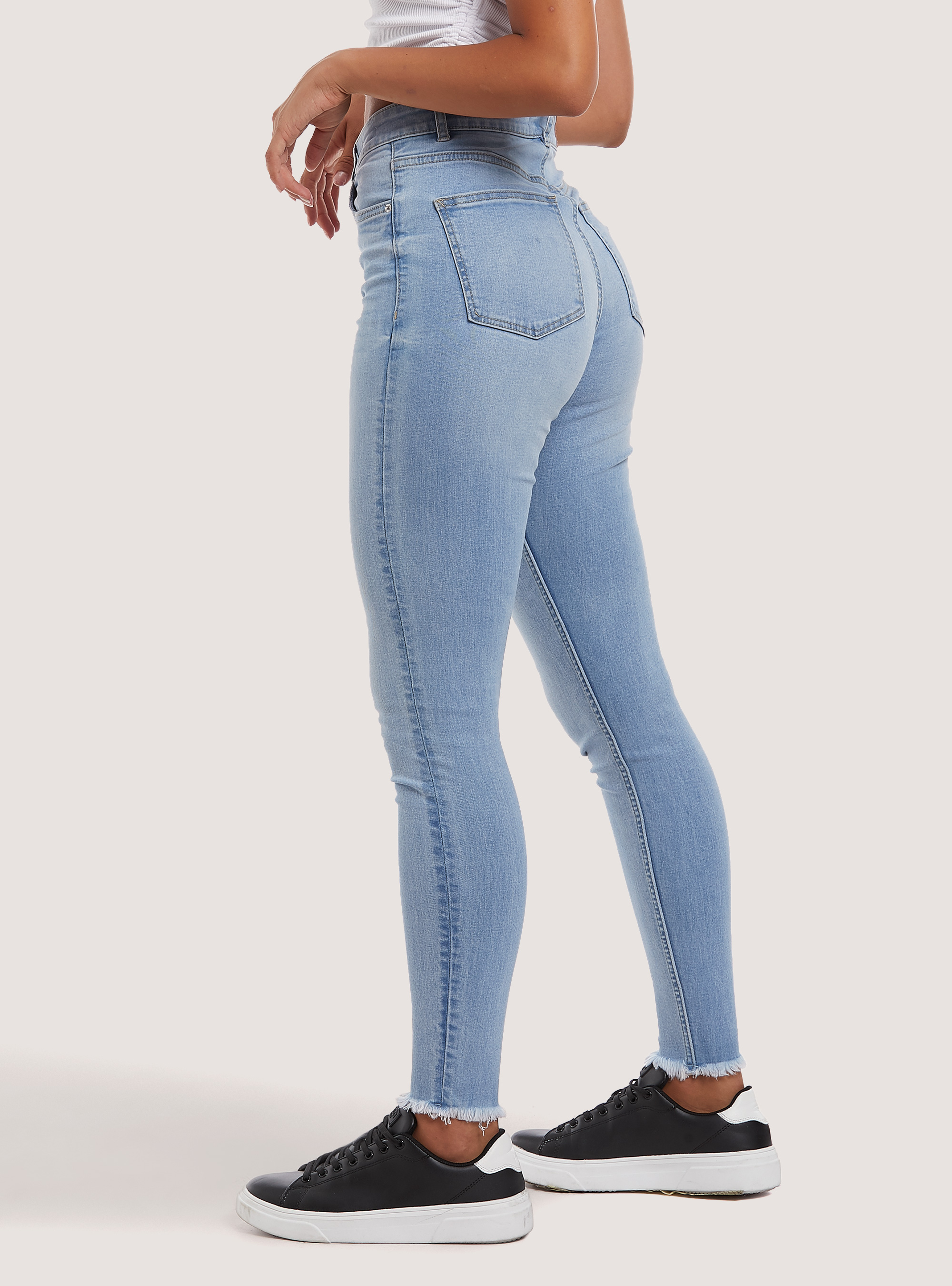 Skinny super high waist jeans