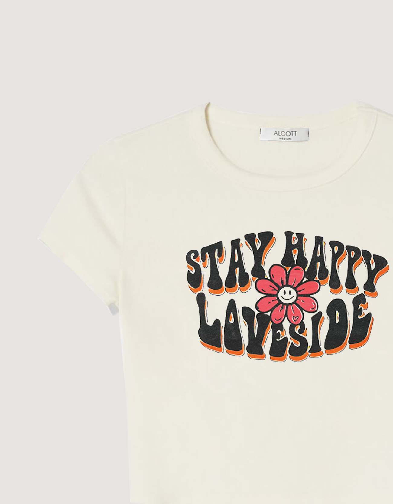 Camiseta de encaje con estampado ''Fancy Collection'', WH1 OFF WHITE