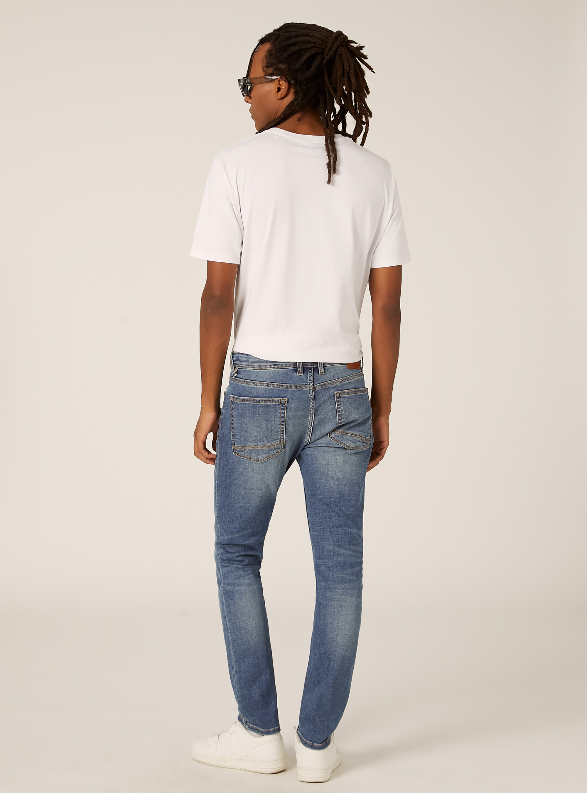 Vaqueros pitillo, D003 MEDIUM BLUE