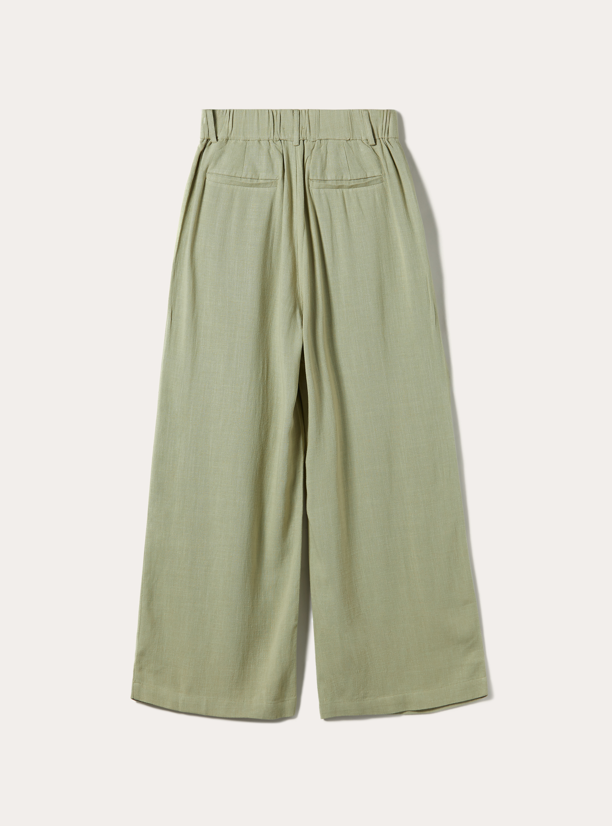 Linen blend wide leg trousers, KY3 KAKY LIGHT