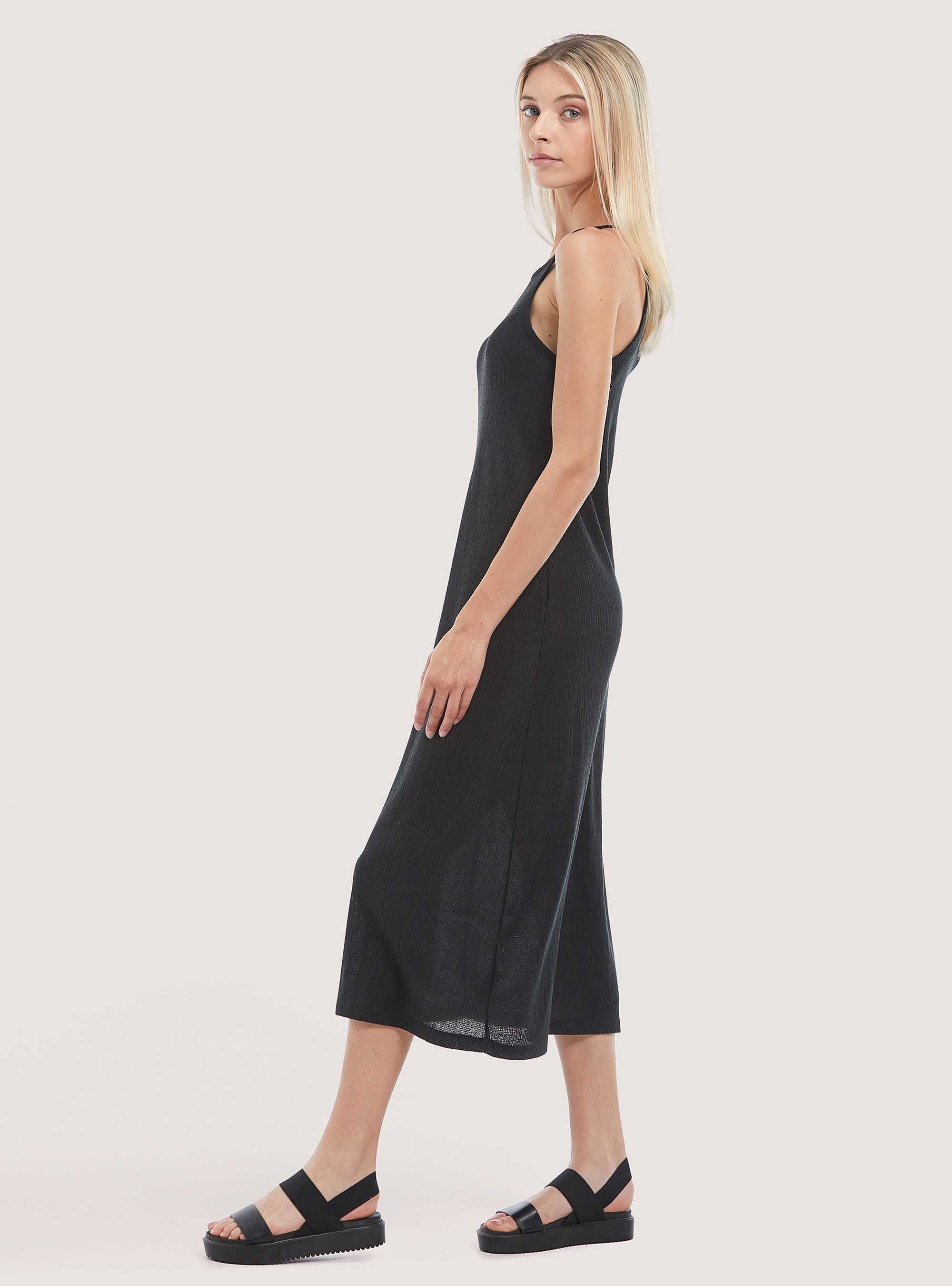 Midikleid mit Neckholderausschnitt, BK1 BLACK