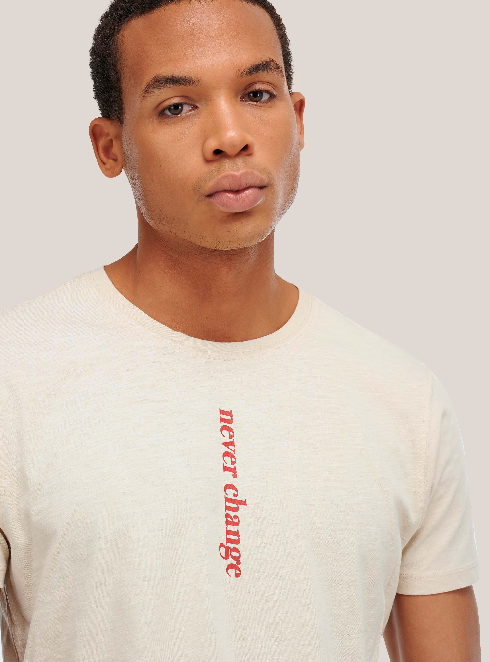 T-shirt essential vestibilité très large, C0050 IVORY MELANGE