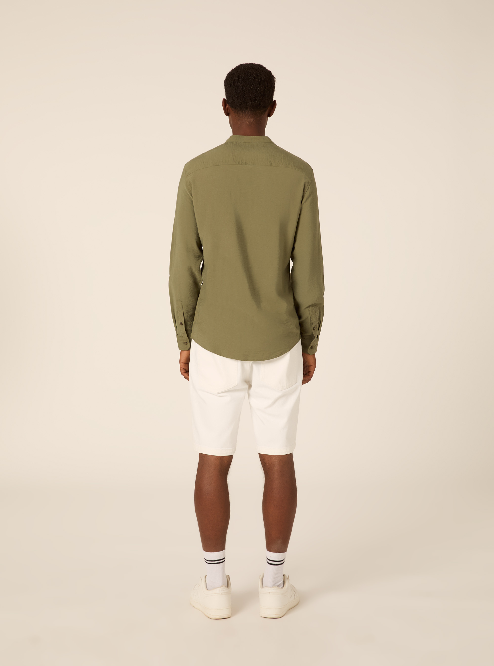 Camicia  in twill morbido, KAKY MEDIO