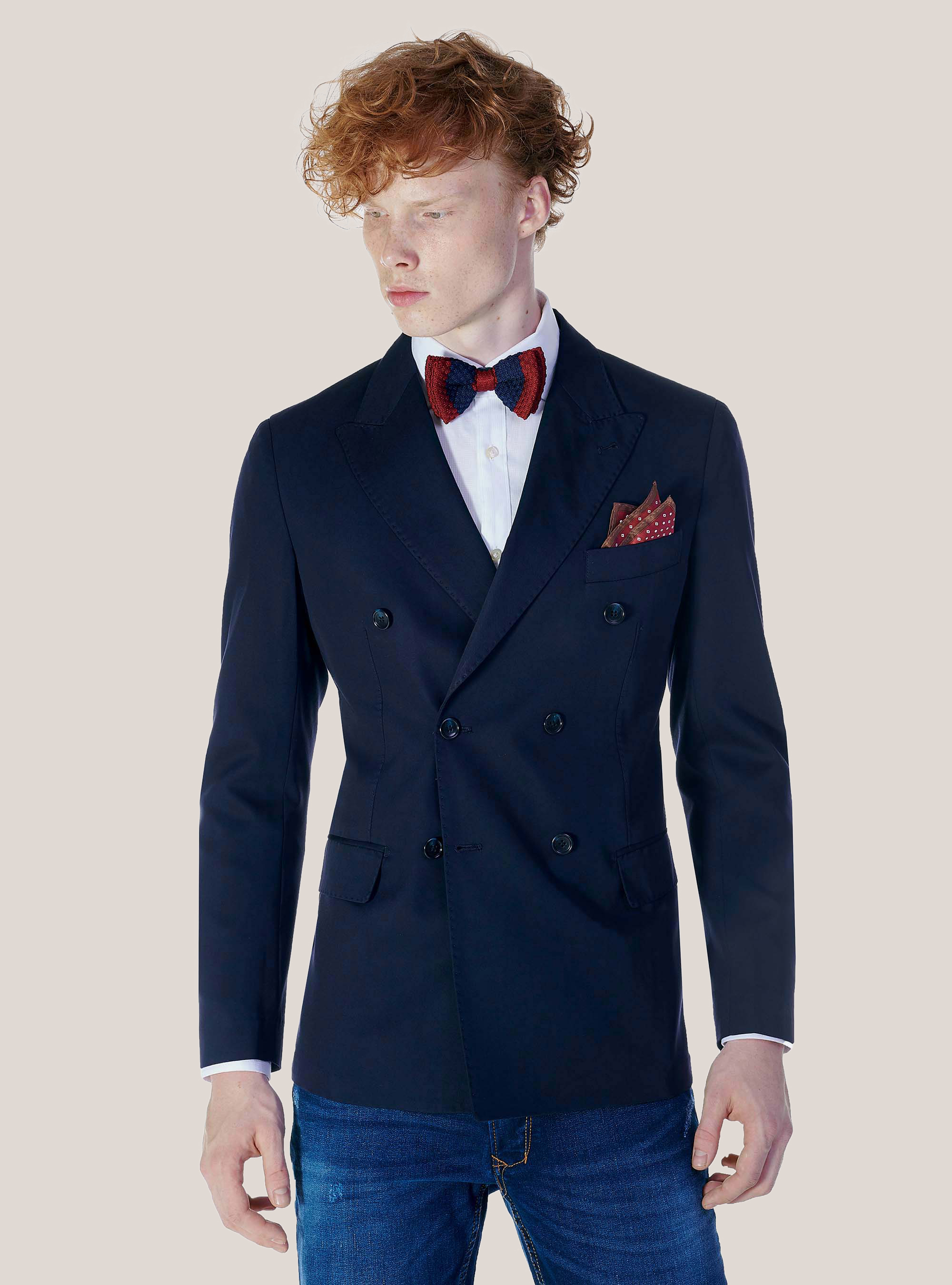 mens black double breasted jacket