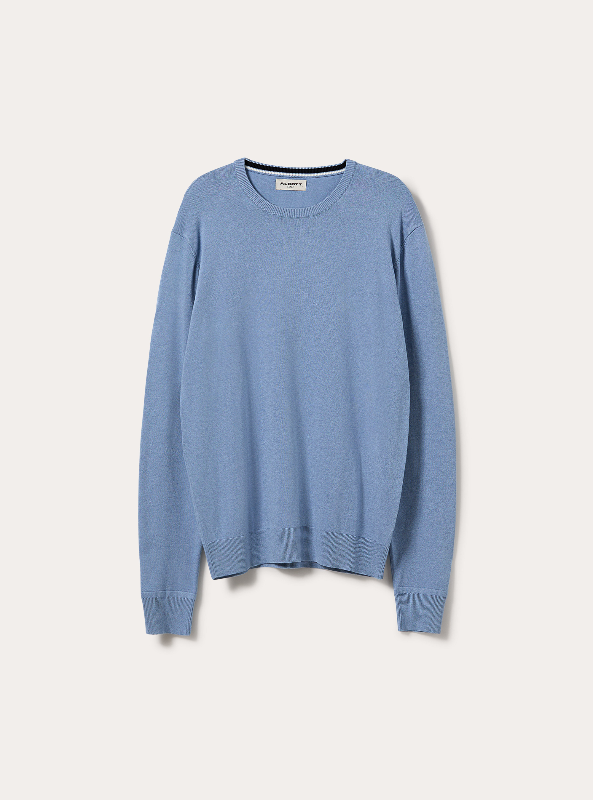 Pullover girocollo in viscosa, AZ3 AZURE LIGHT