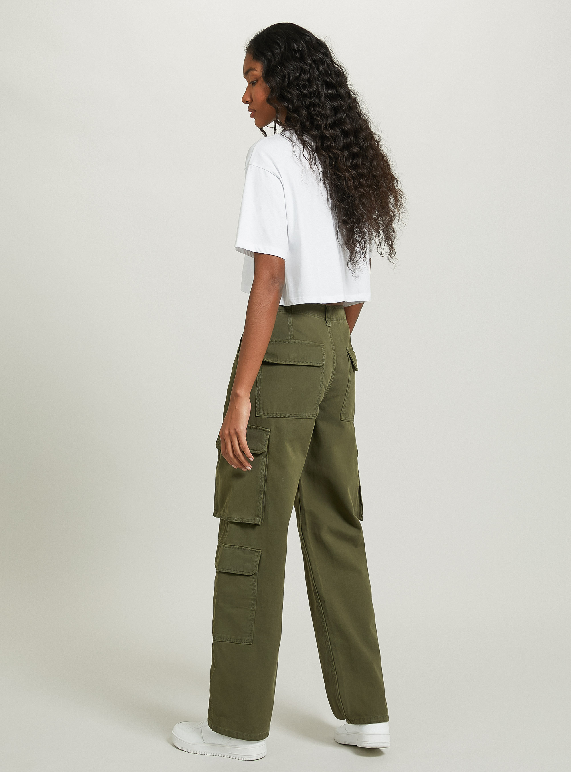 Multicargo twill trousers, KY2 KAKY MEDIUM