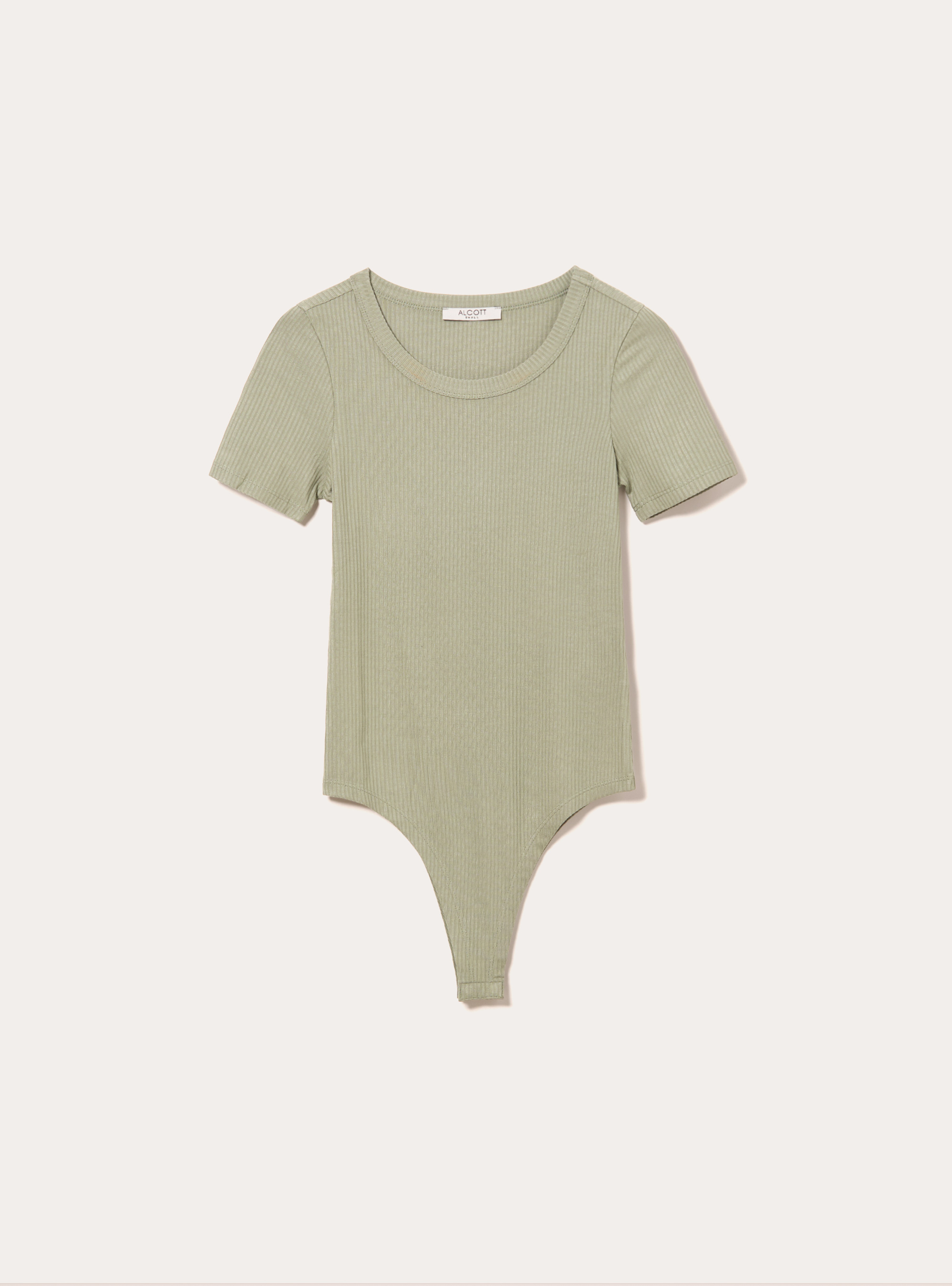 Body à manches courtes cotelées, KY2 KAKY MEDIUM