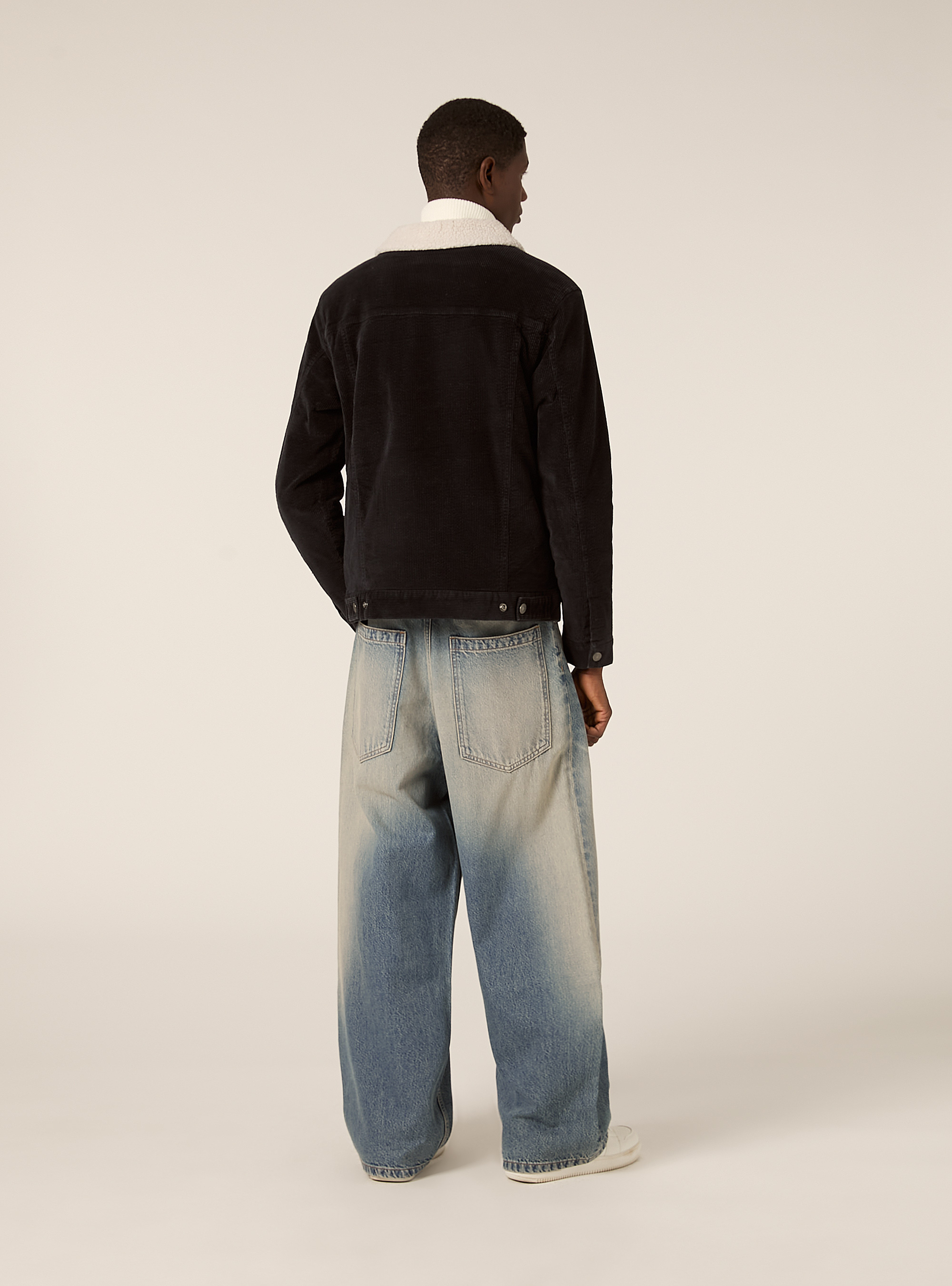 Giubbino in velluto a coste, GY1 GREY DARK