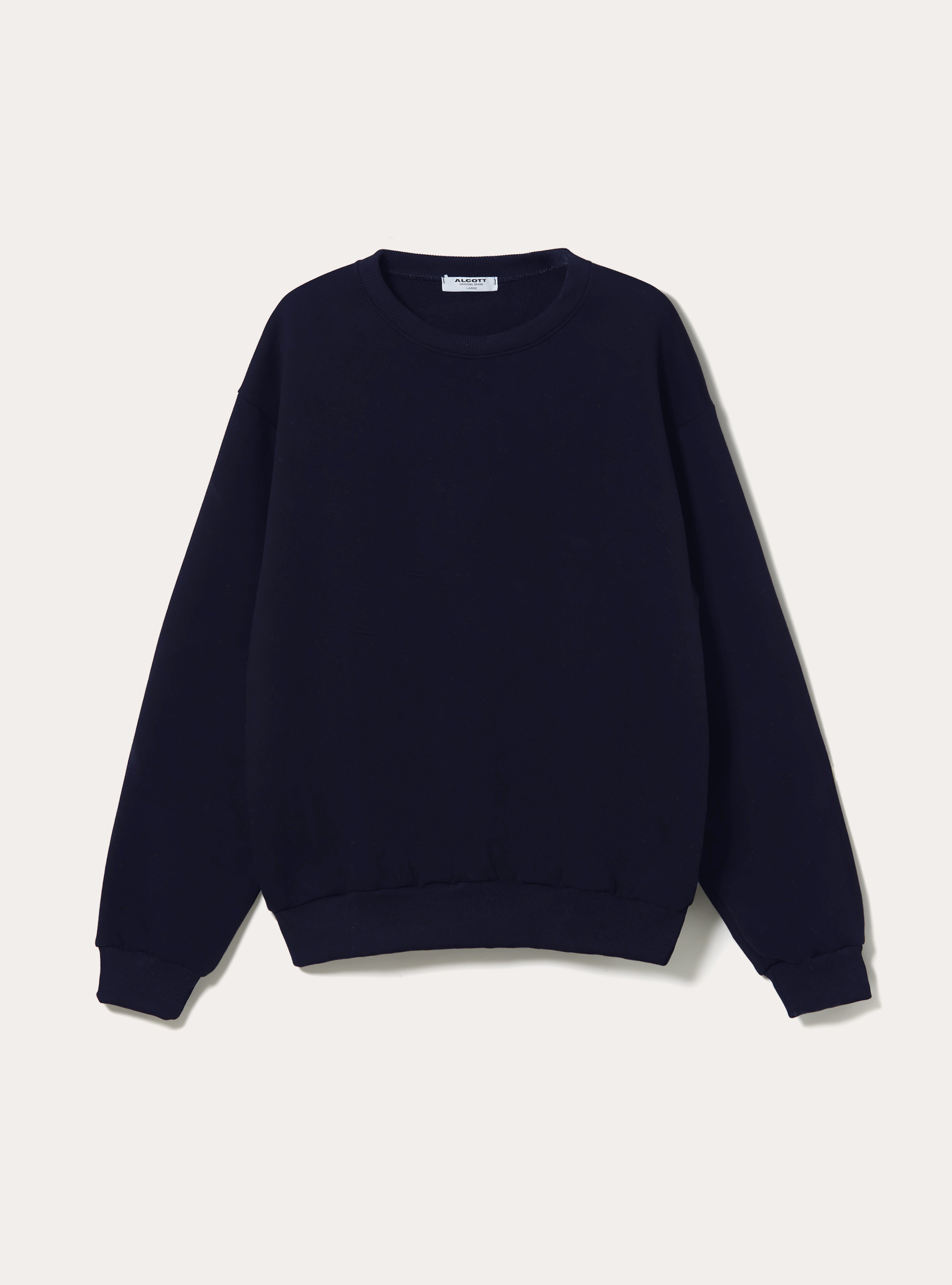 Sweat &agrave; col ras-du-cou boxy fit, NA1 NAVY DARK