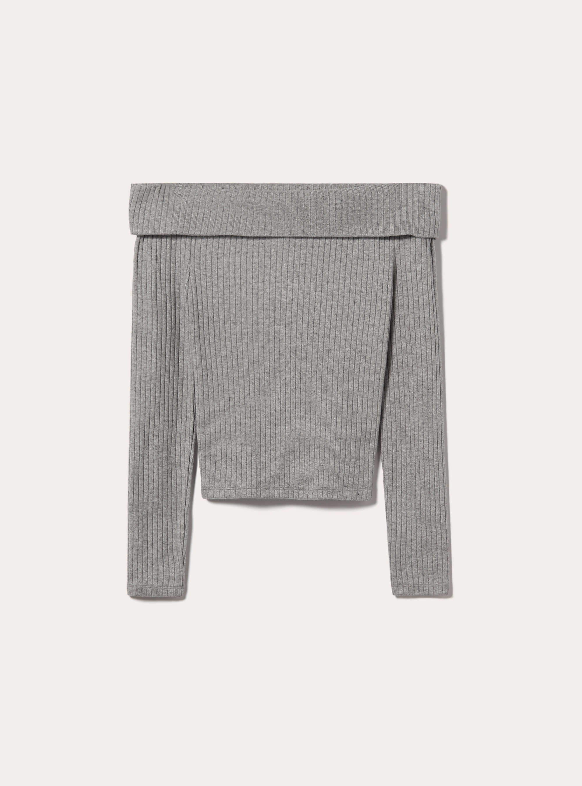 Maglietta con spalle scoperte, MGY2 GREY MEL MEDIUM