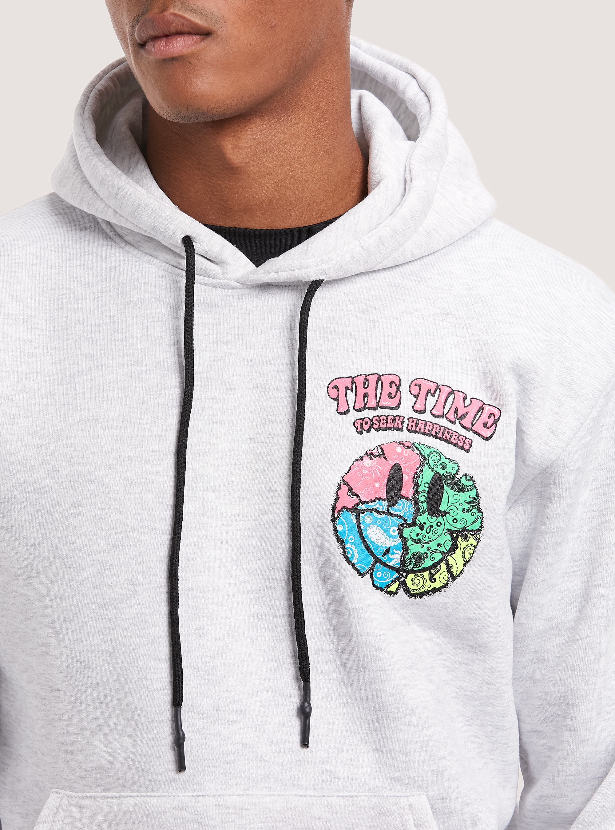 Sweatshirt with Smile Collection print, MEL GREY MEDIUM