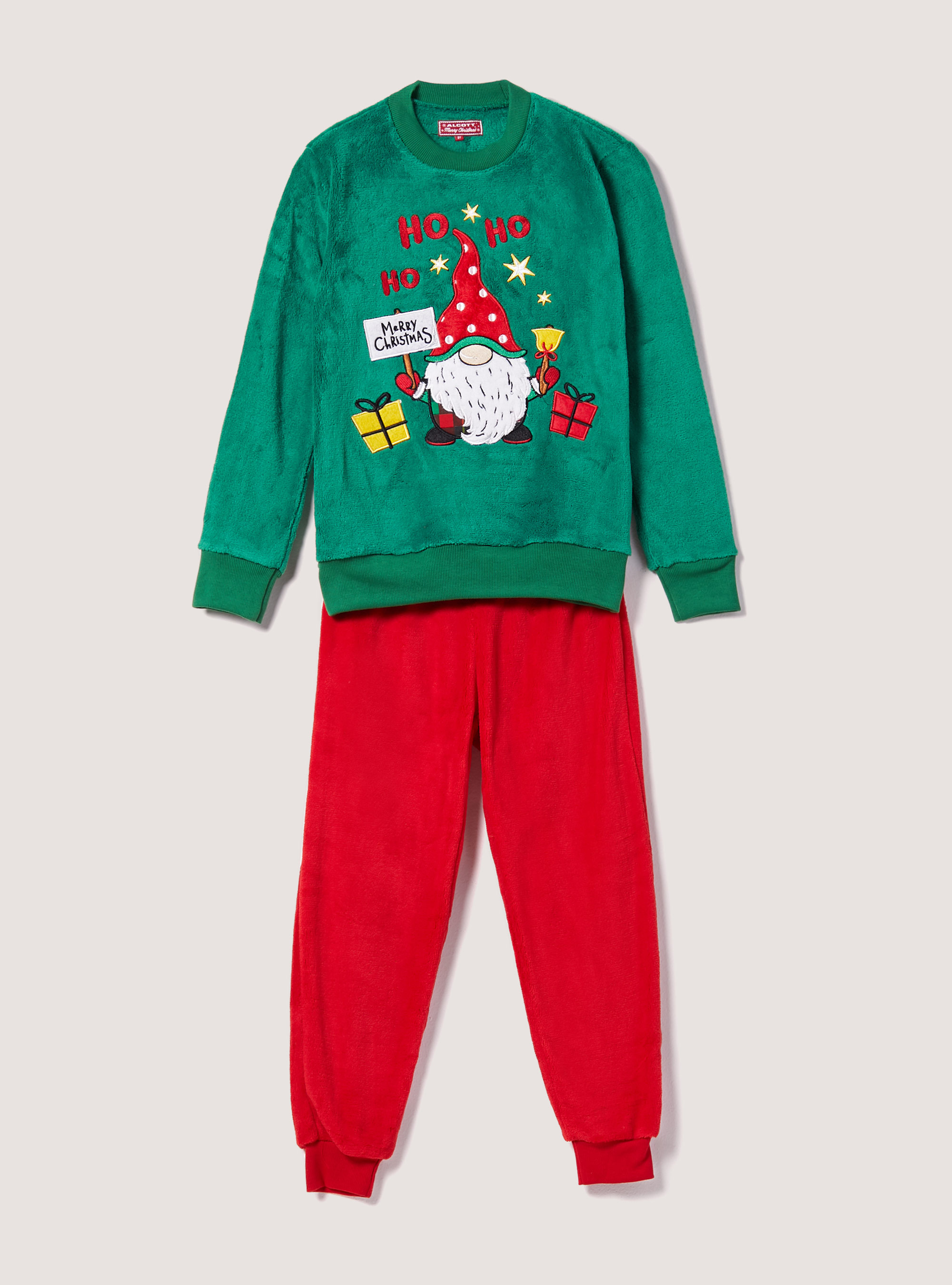 Pigiama Christmas Family Collection soft touch, GN2 GREEN MEDIUM