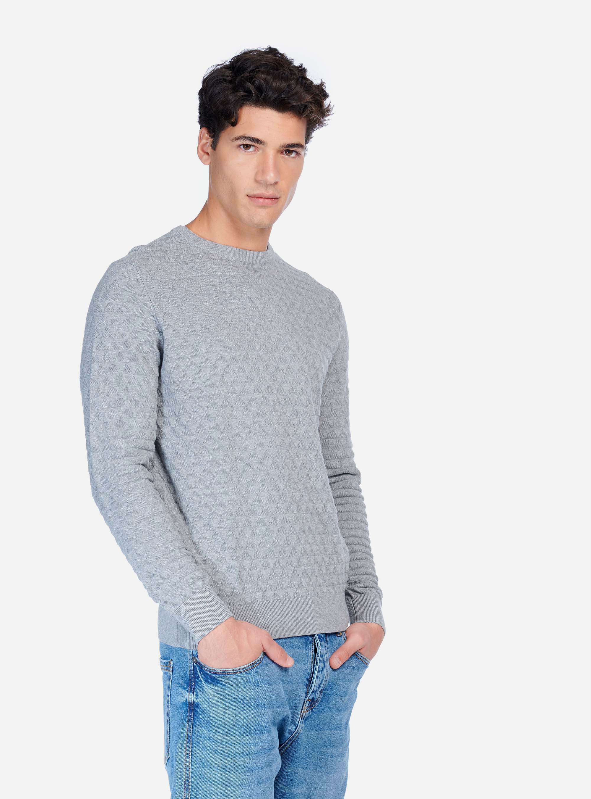 JERSEY BÁSICO, GRIS MELANGE