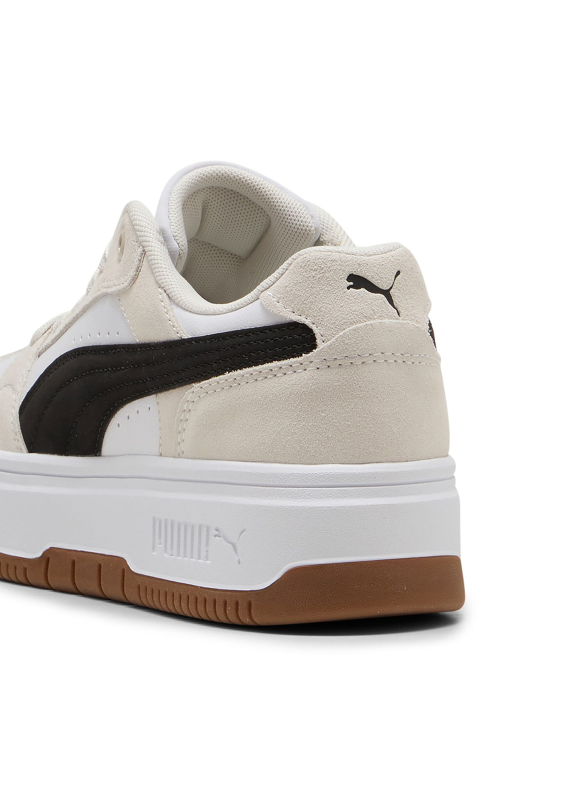 Rebound Femme Low Puma suede trainers, WH2 WHITE