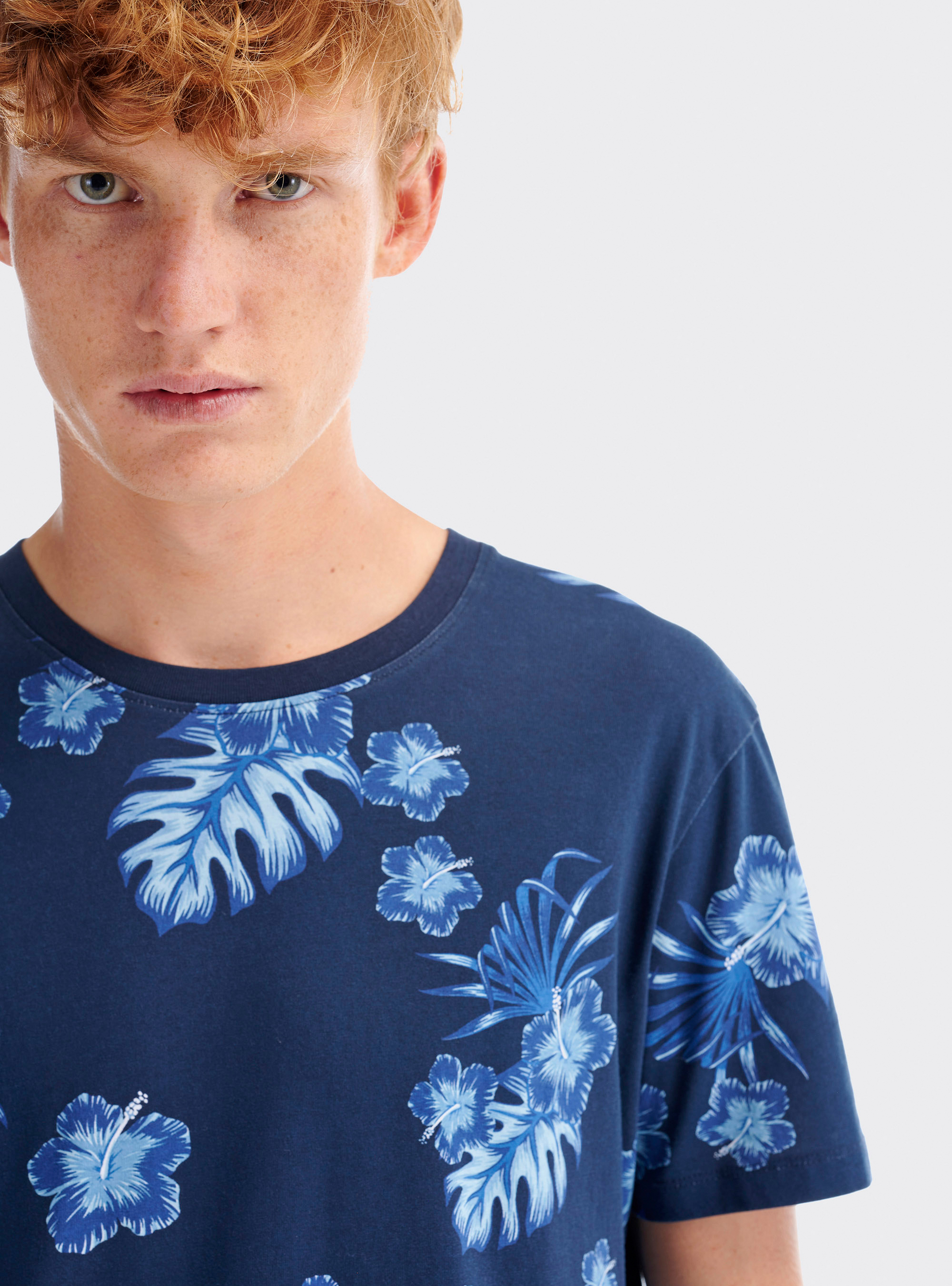 BEDRUCKTES T-SHIRT, FL FLOREAL